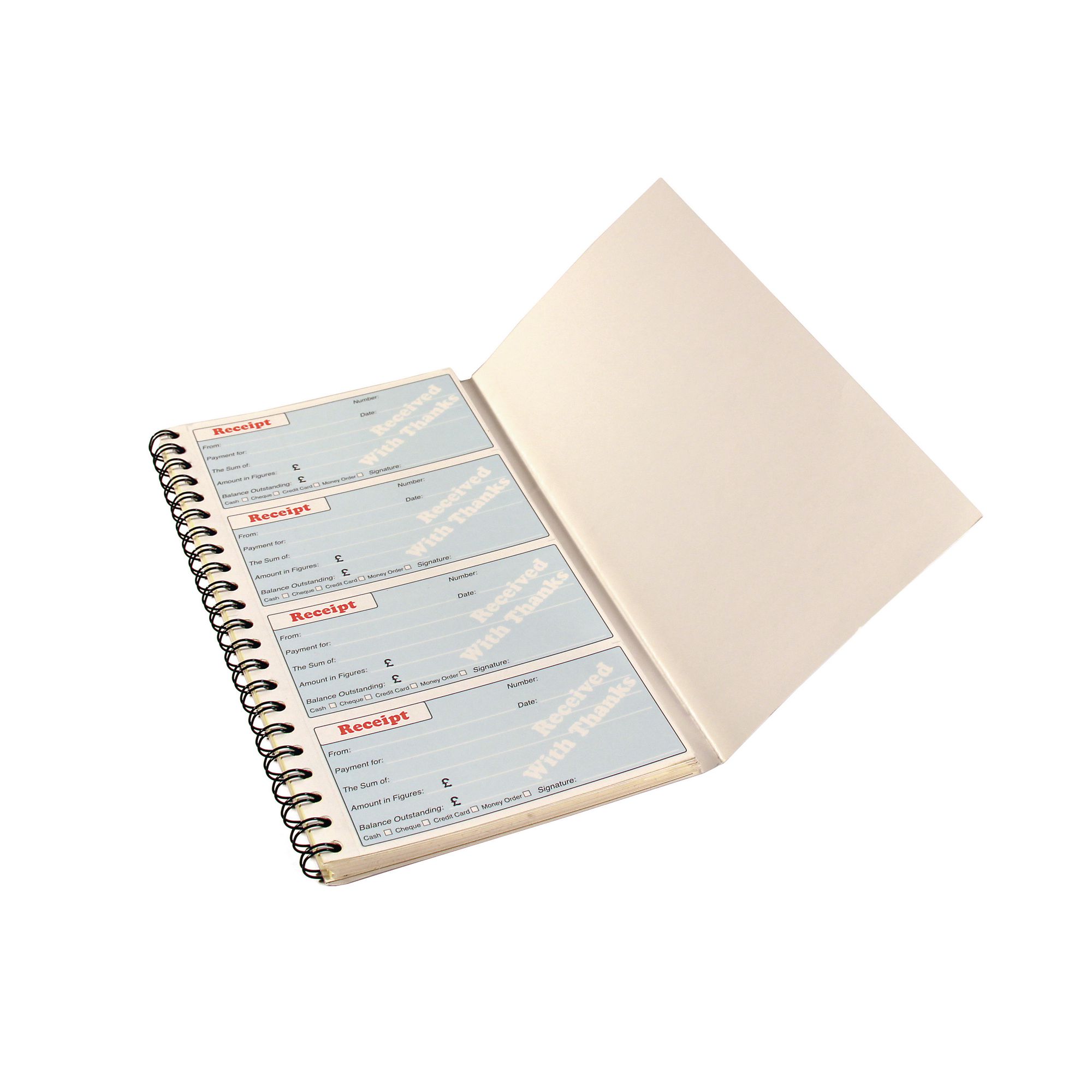 Pukka Schools Receipt Book 100 Duplicate Pack of 10