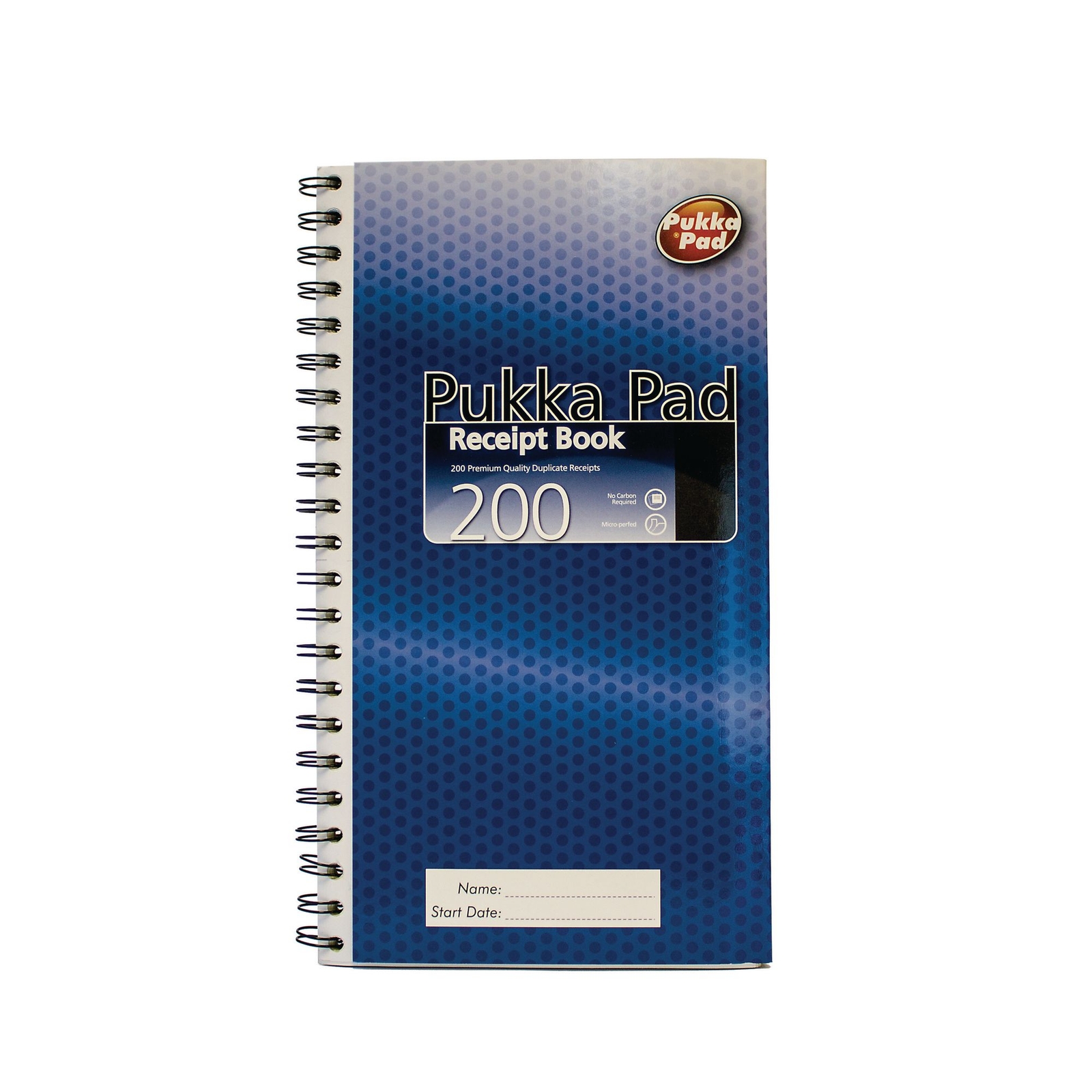 Pukka Receipt 50 Page Book Blue