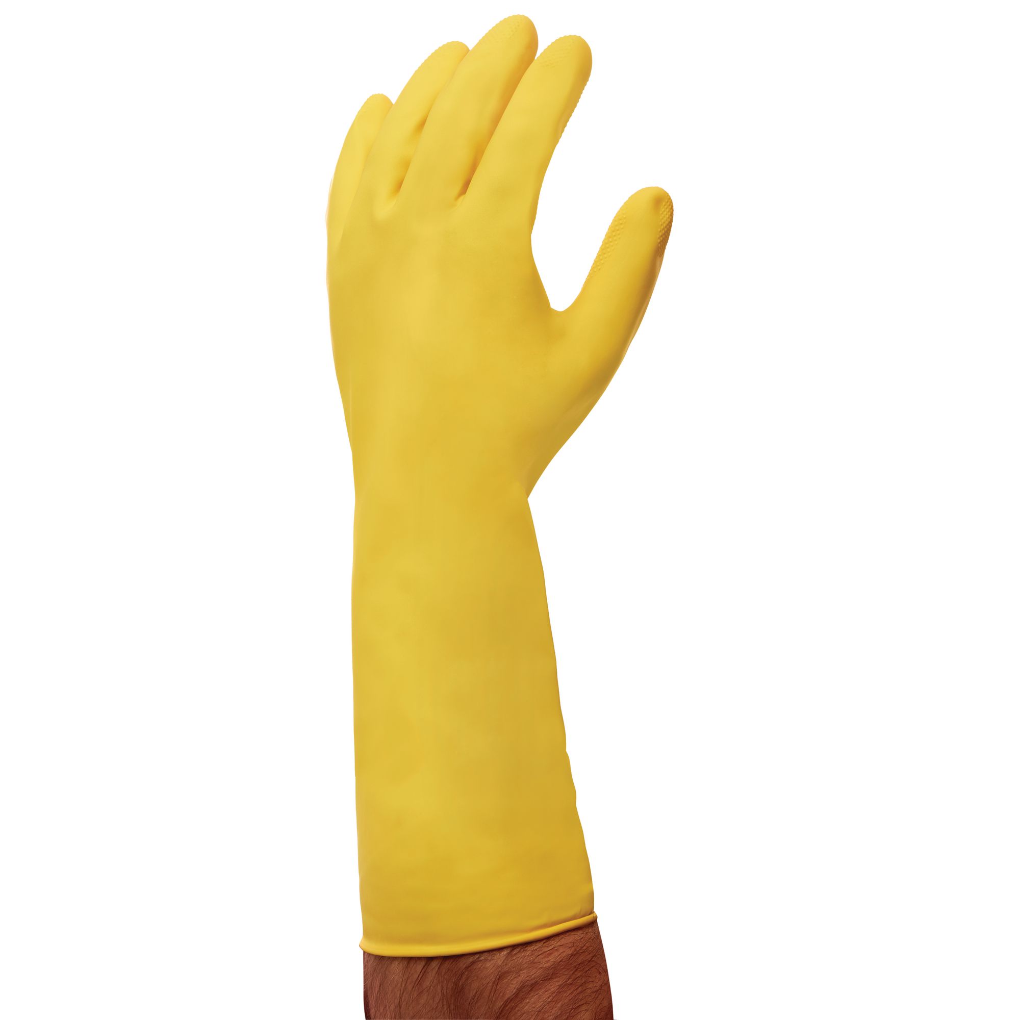 rubber gloves yellow