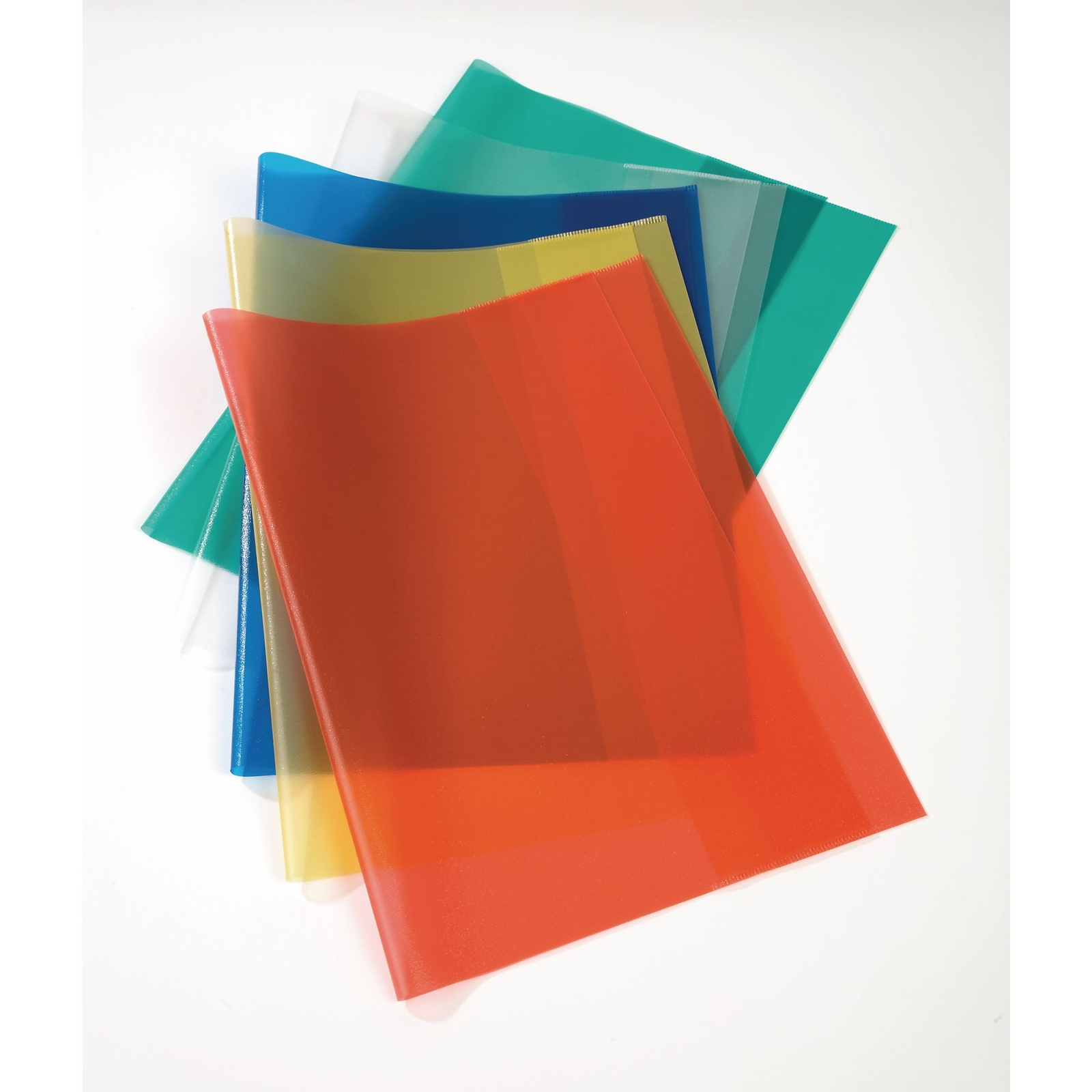 A4/297 x 210mm Coloured Book Covers - 80micron - Assorted -Pack of 25