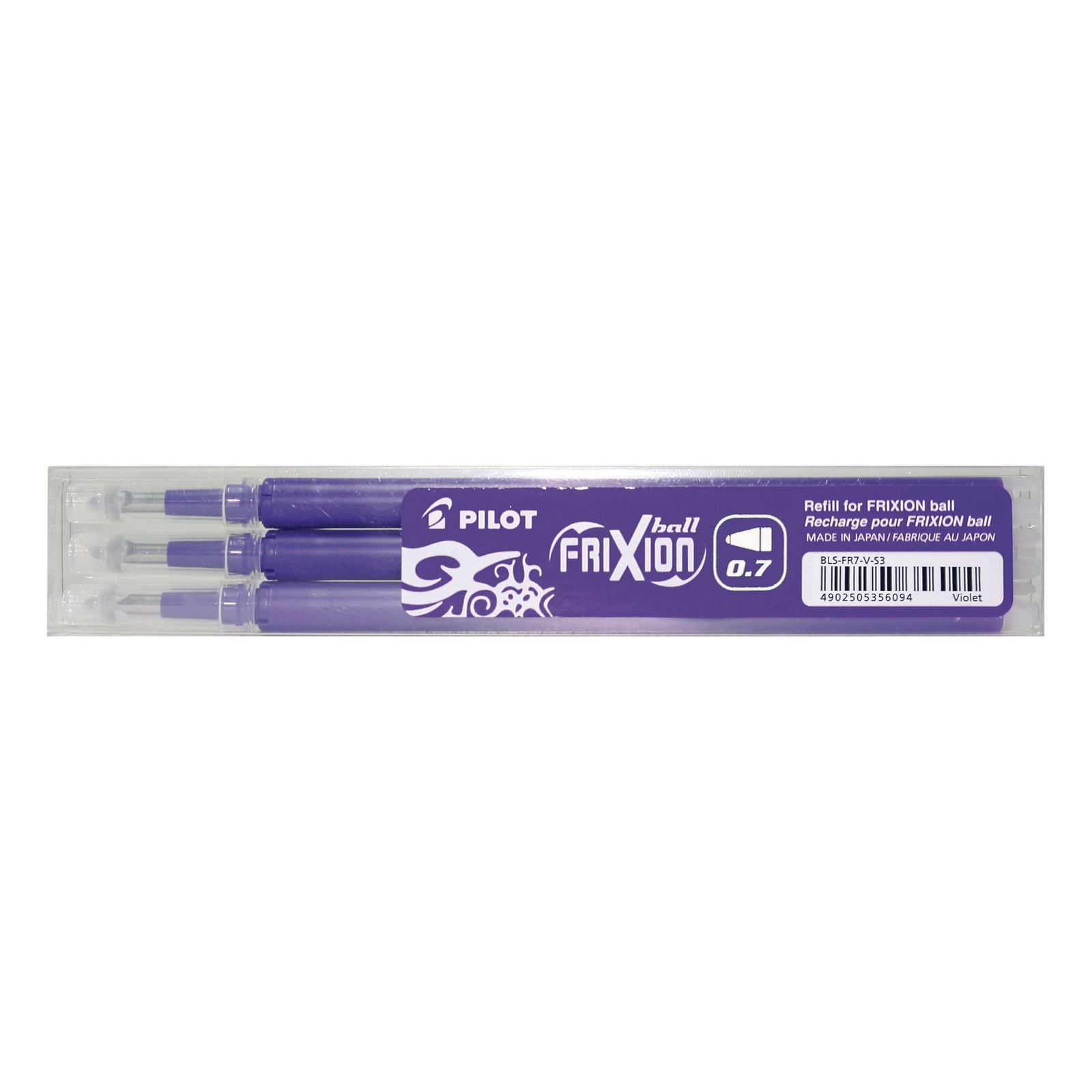 FriXion Ball and Clicker Refills Purple - Pack of 3
