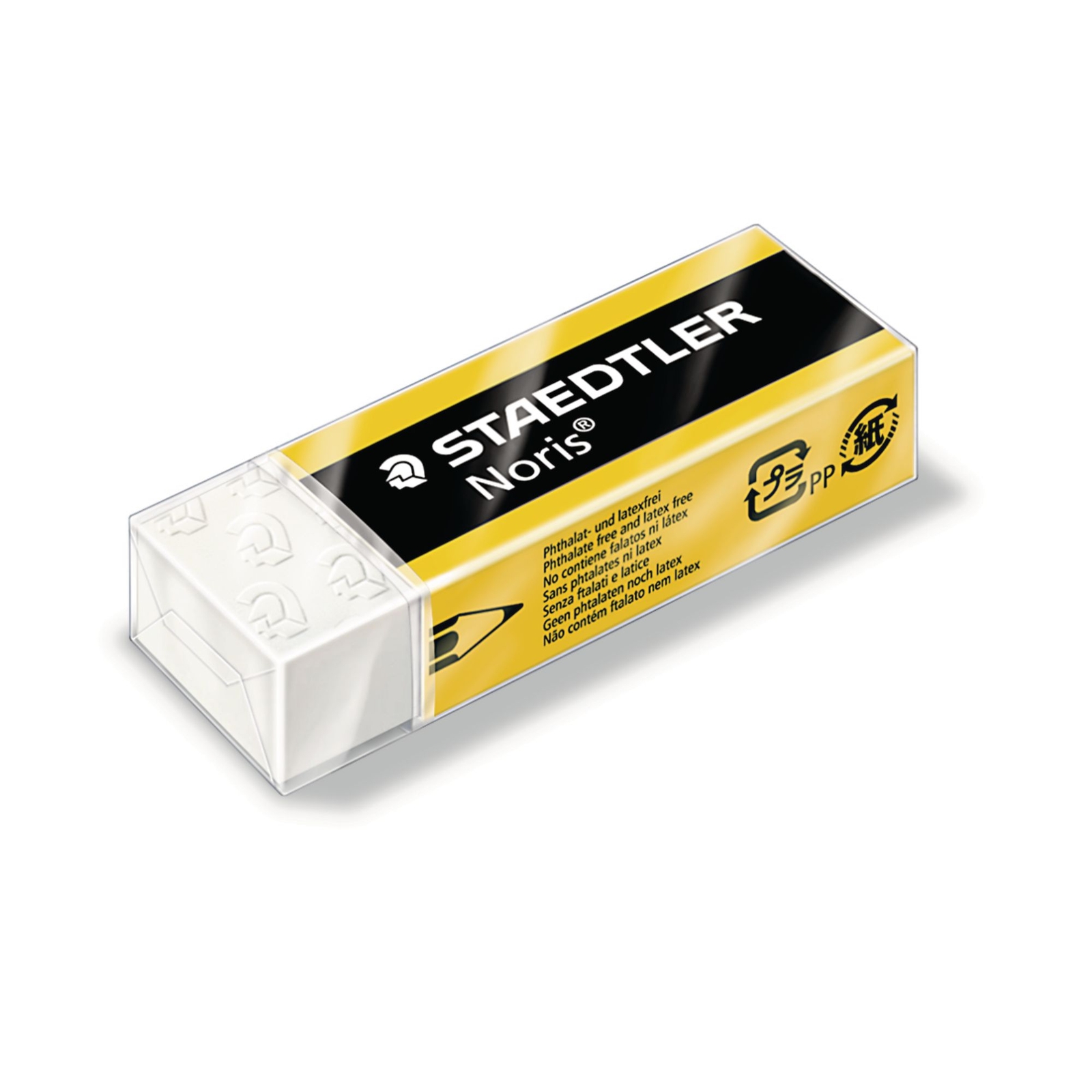 Staedtler Noris White Eraser - 23 x 65 x 13mm - Pack of 20