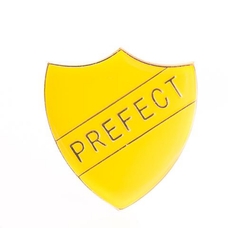 Prefect Badge Shield - Yellow