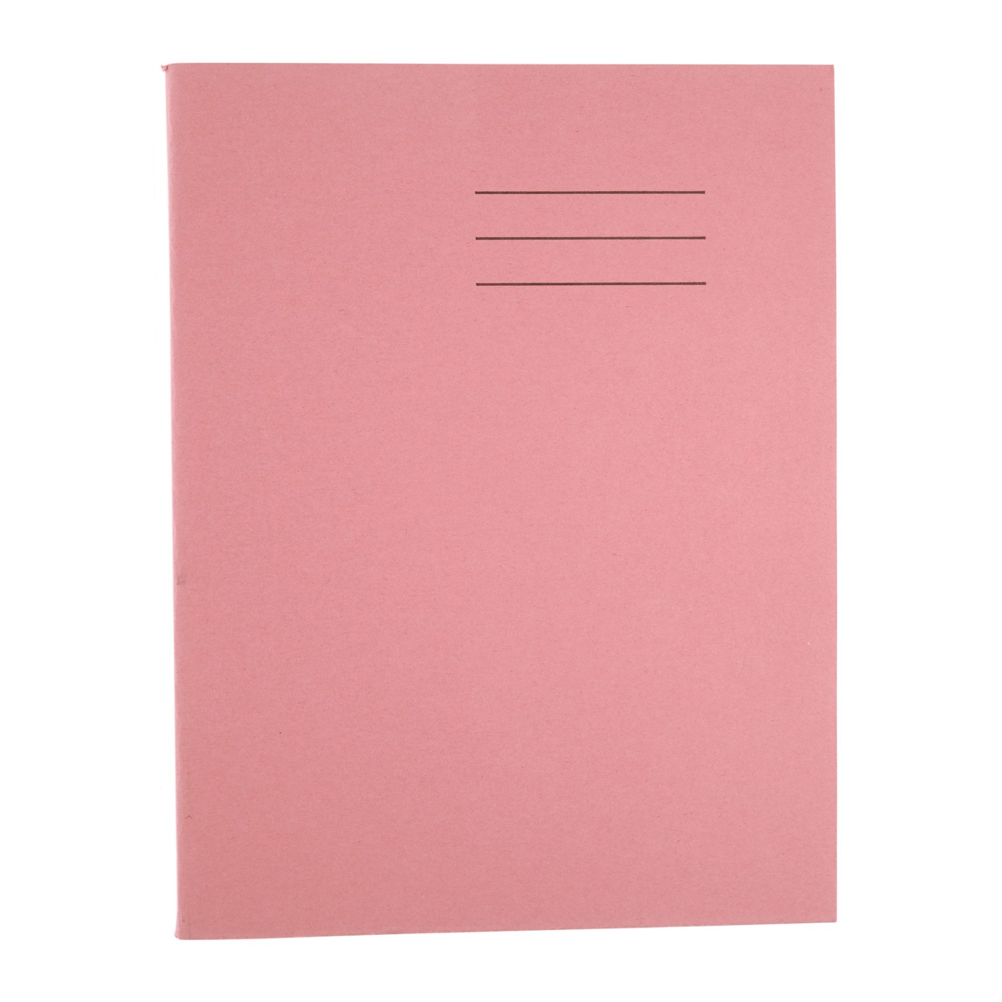 A4 Exercise Book 32 Page, Plain no Ruling, Pink - Pack of 100