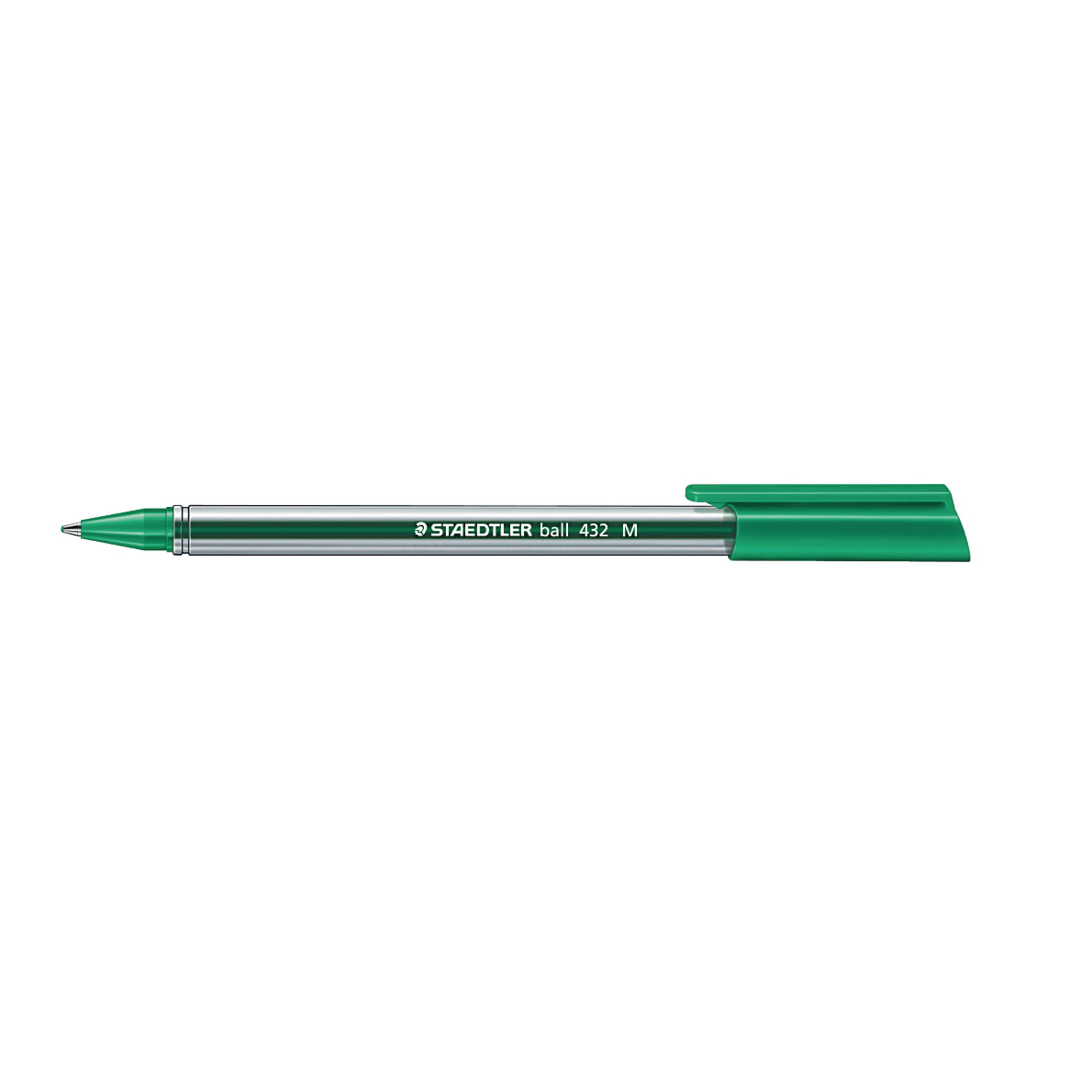 green ballpoint pen
