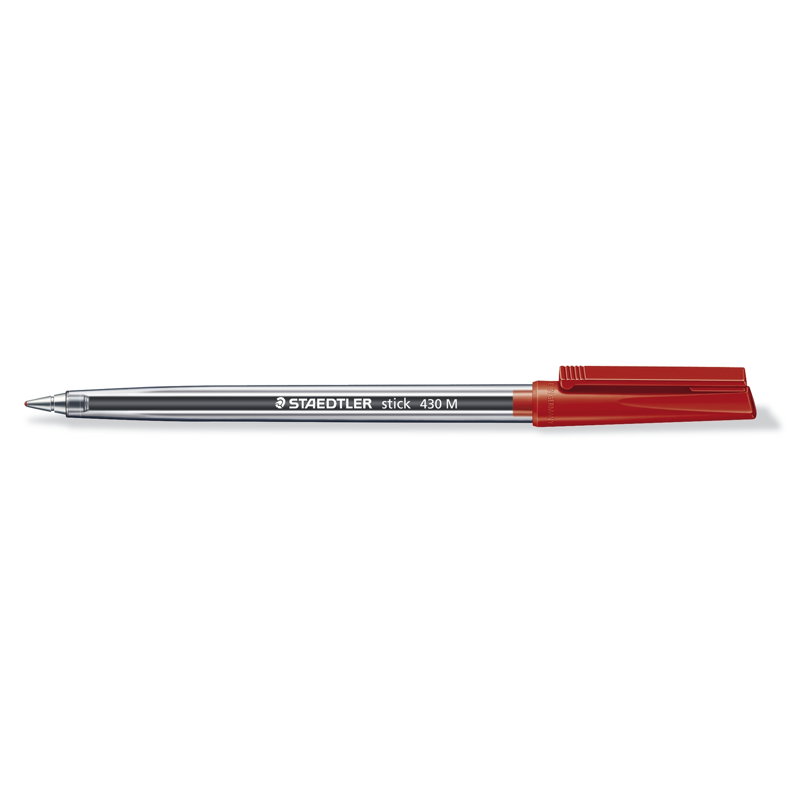 Staedtler Red Stick M430 Ballpoint Pen - Medium Nib - Pack of 50