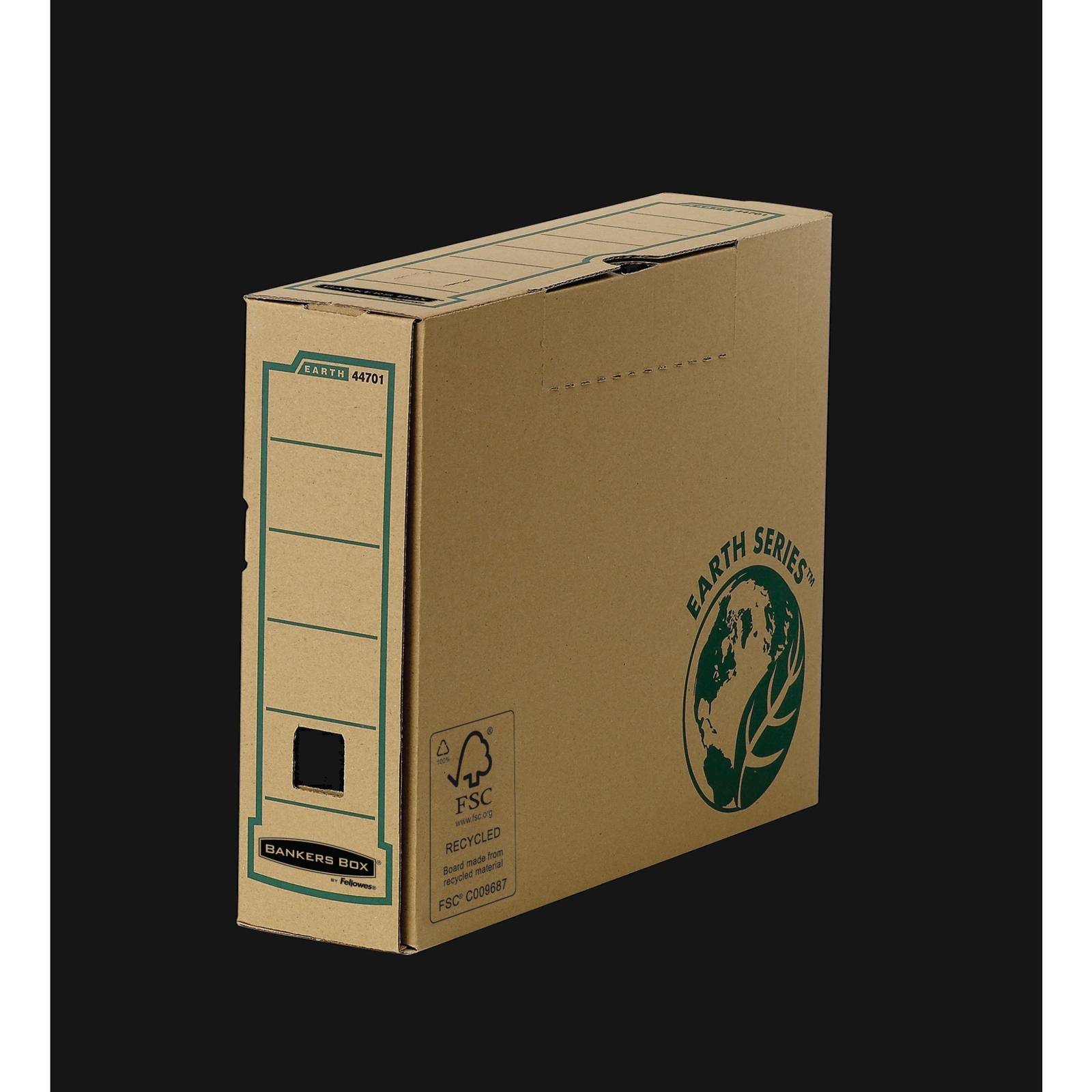Transfer Box File - Brown/Green