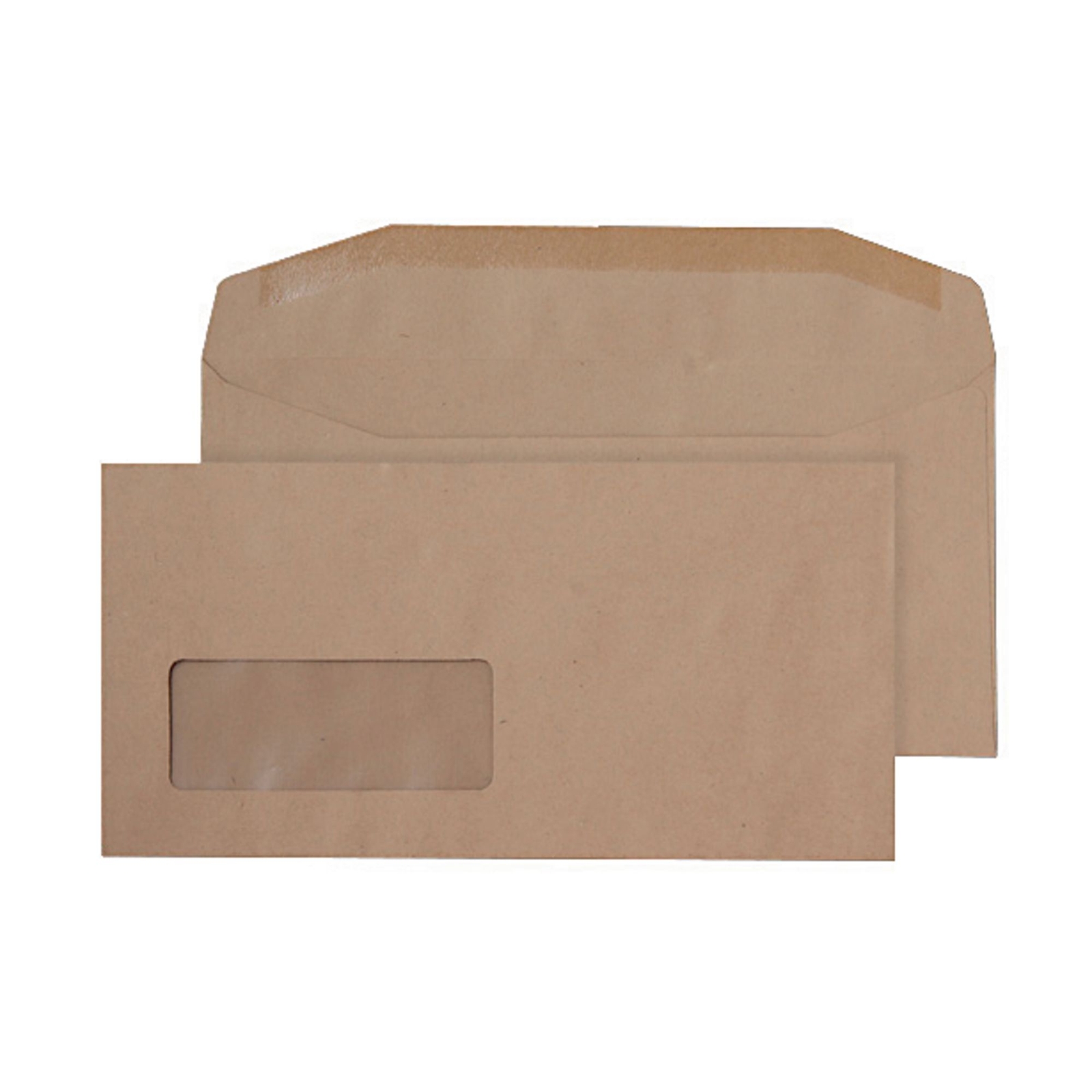 DL Manilla Buff Gummed Wallet Envelopes - Box of 1000