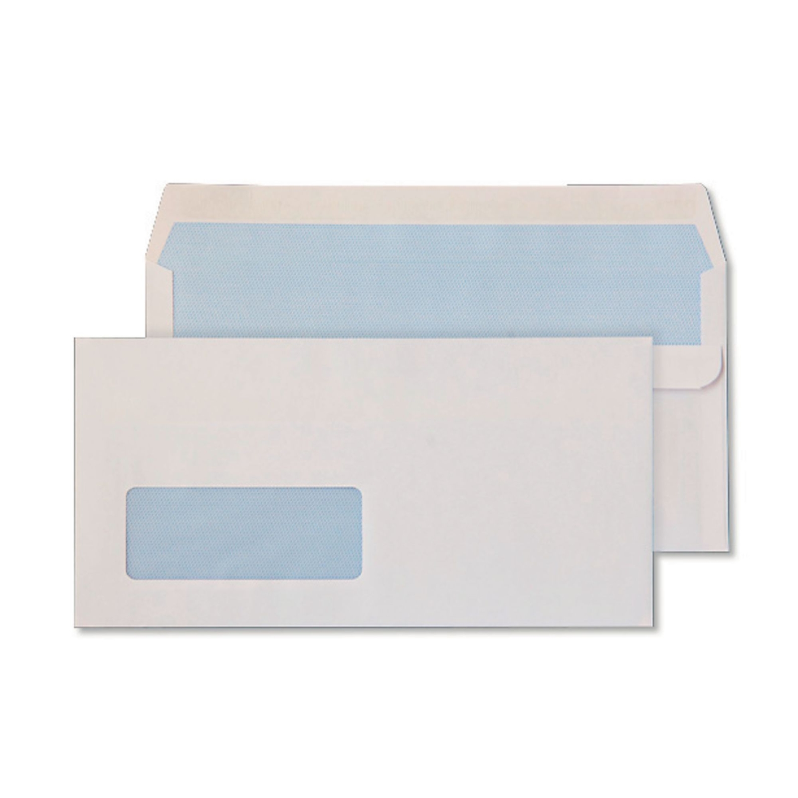 DL White Self Seal Wallet Envelopes - Box of 1000