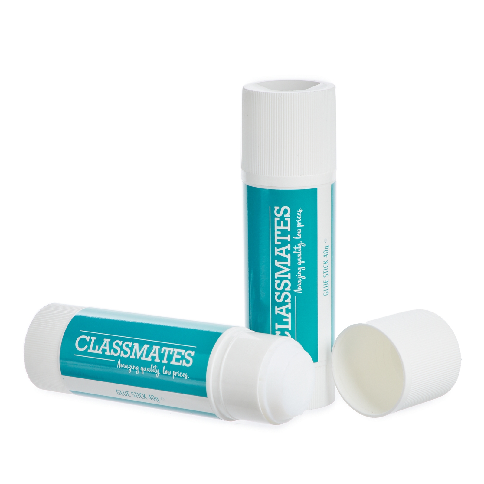 classmates glue sticks clear 40g pack of 100 findel education