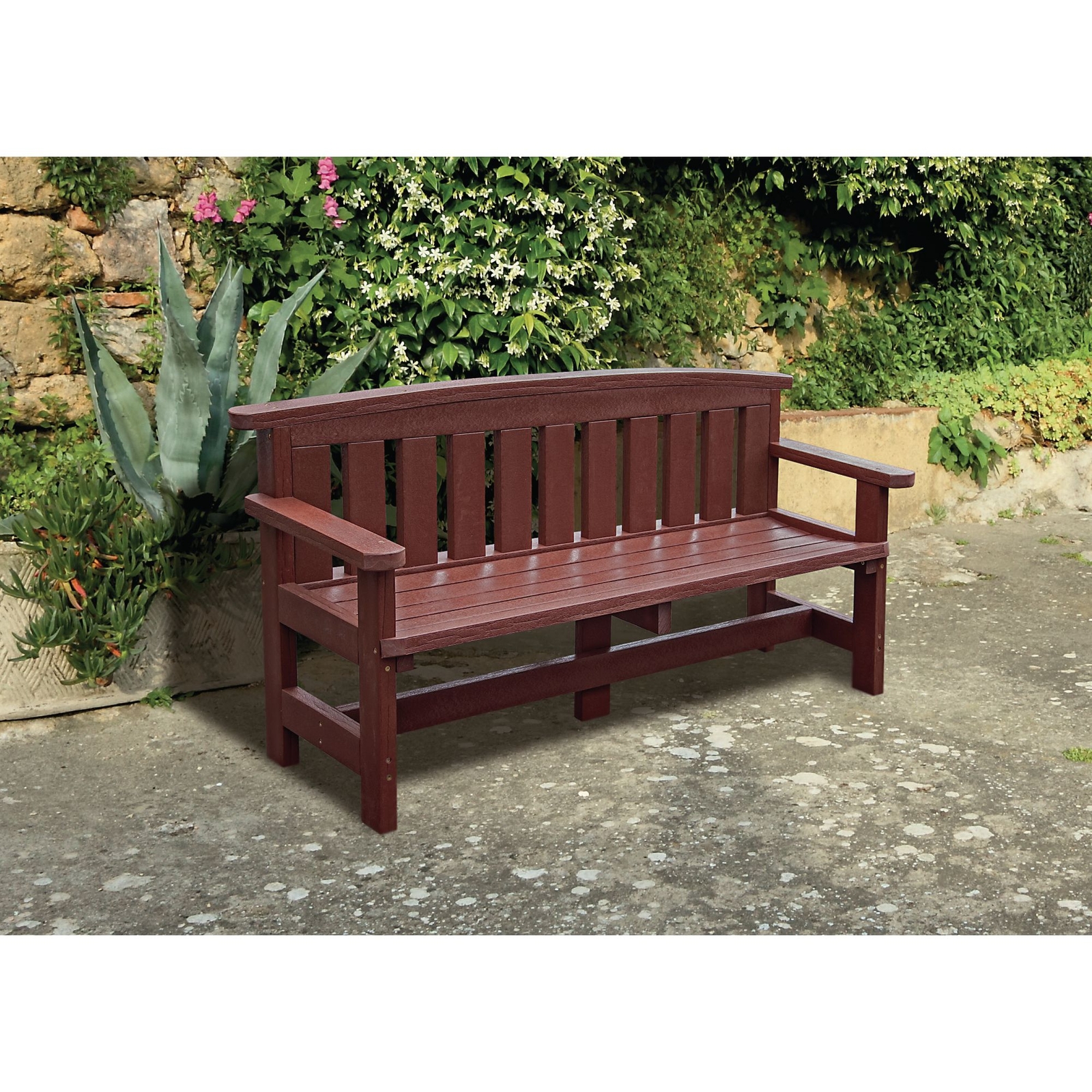 Traditional 3 Seater Bench - 1610 x 580 x 880mm. Seat height 430mm - Each