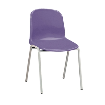 Harmony Stackable Classroom Chair Seat Height 260mm Violet