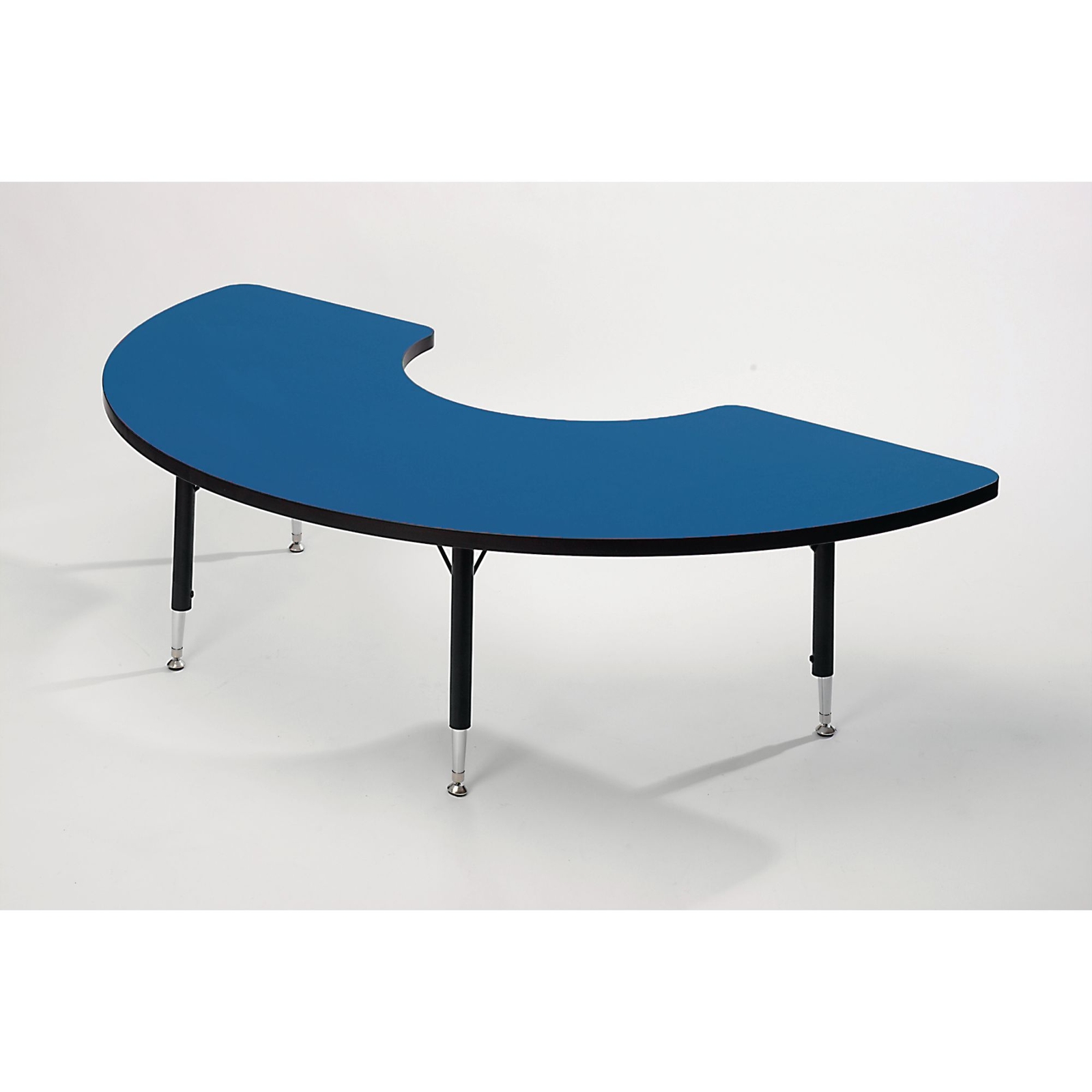 Tuf-Top Arc Height Adjustable Classroom Table - 1600 x 800 x 430 to 635mm - Blue