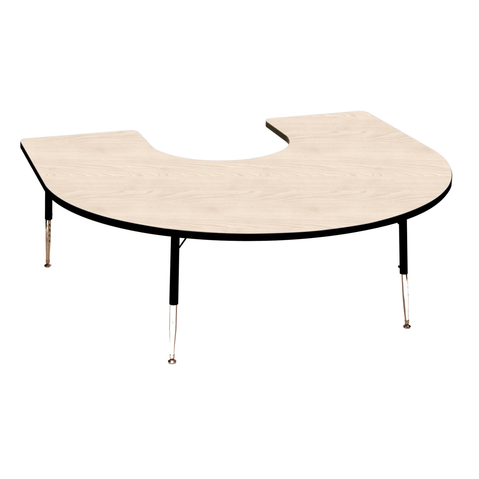 Tuftop Horseshoe Shaped Table - Maple