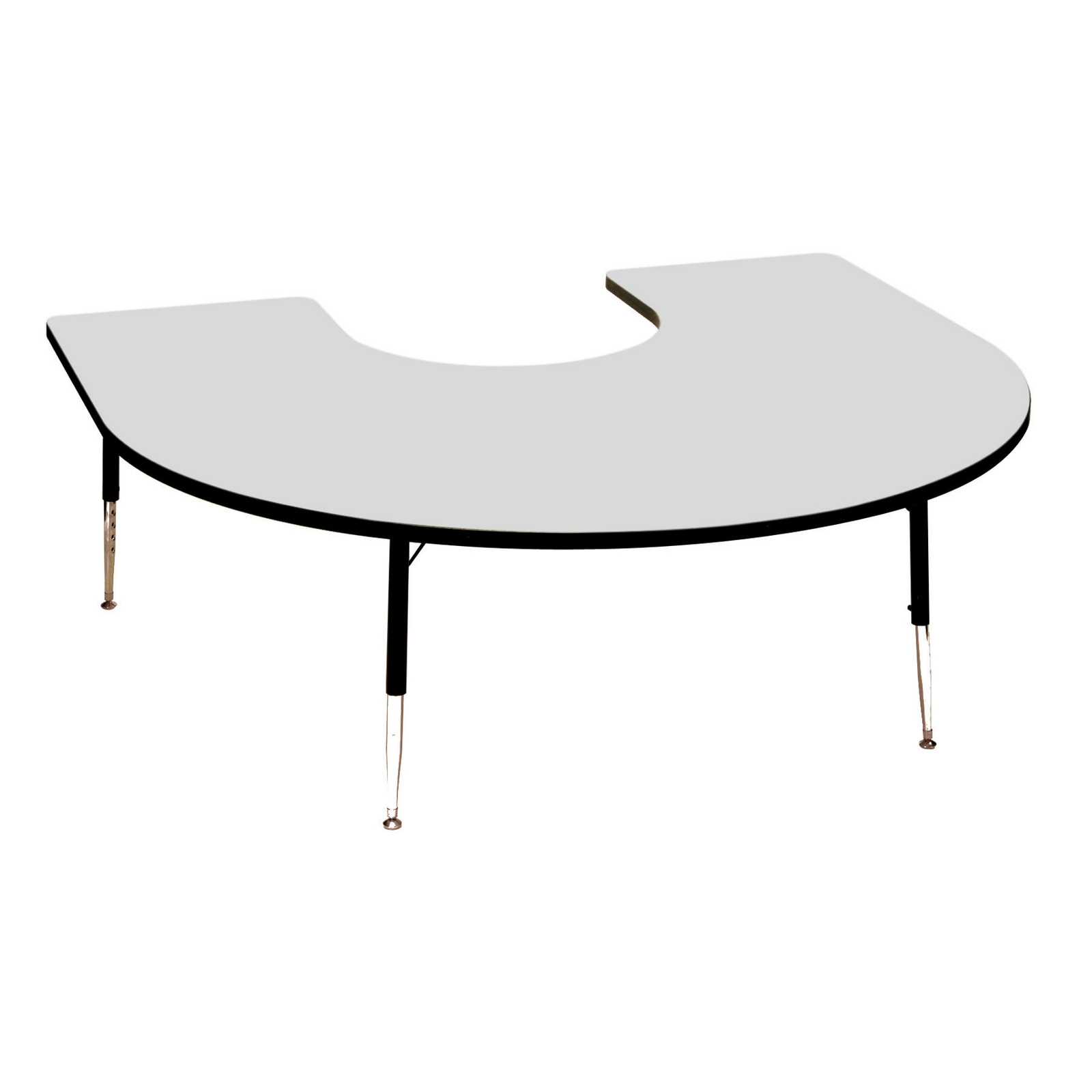 Tuftop Horseshoe Shaped Table - Grey