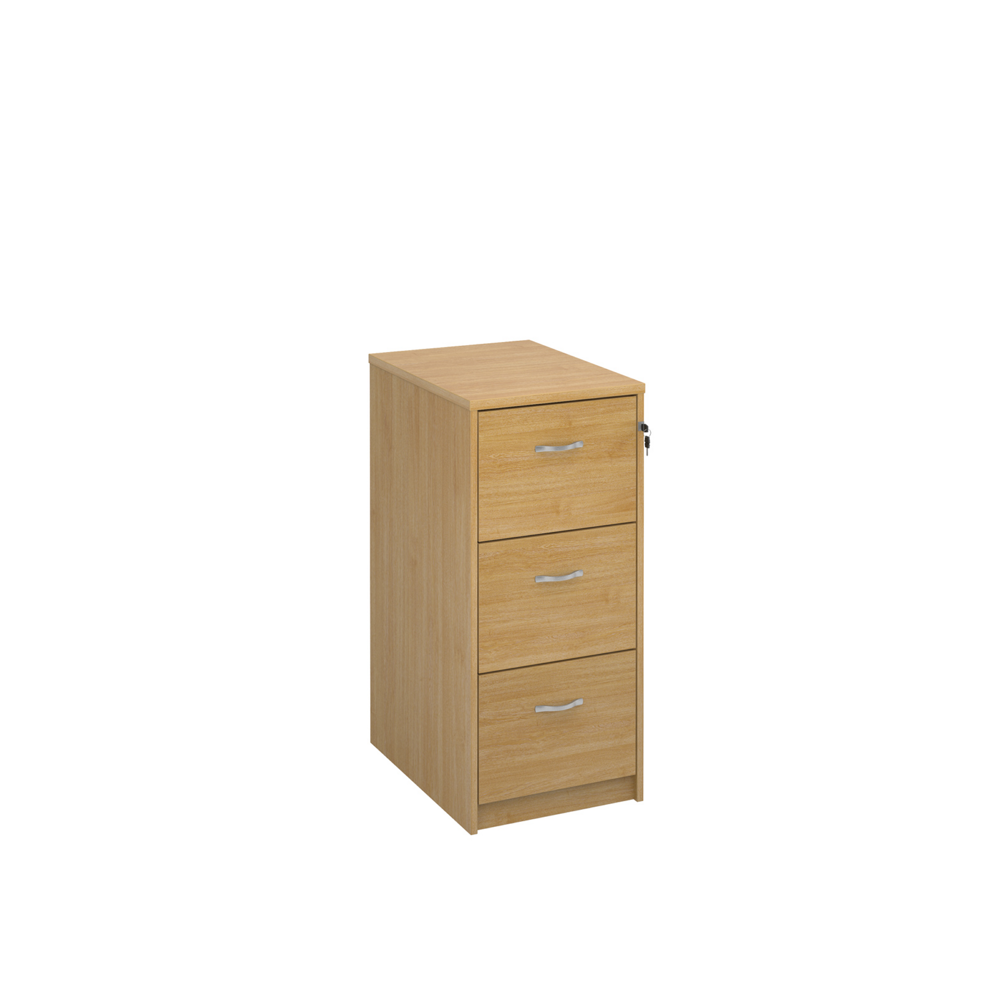 CM Wooden Filing Cabinet 3 Draw Oak