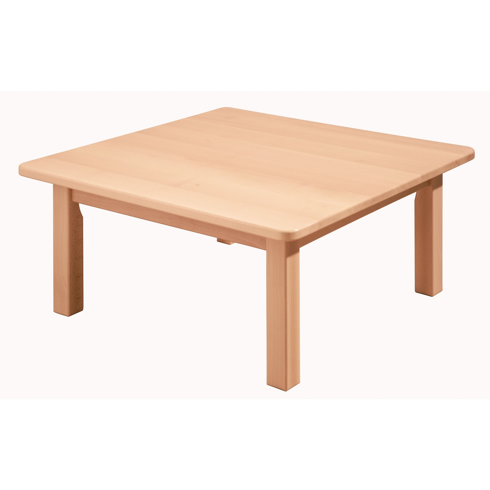 GALT Square Solid Beech Classroom Table - 690 x 690 x 300mm - Beech