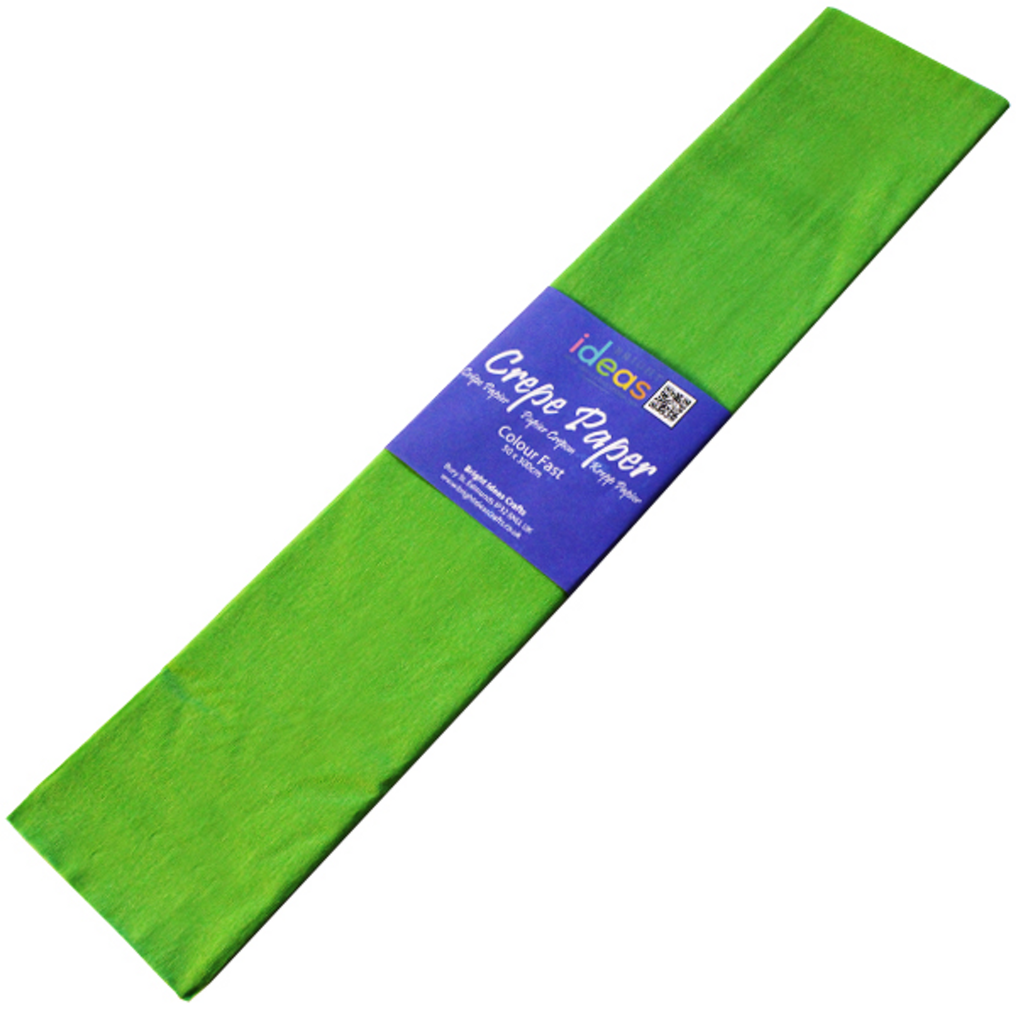 Colour Fast Crêpe Paper Light green HE491094 Hope Education