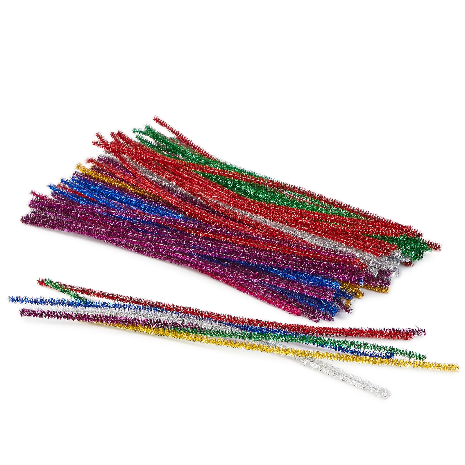 Classmates Tinsel Pipe Cleaners - Assorted - Pack of 100