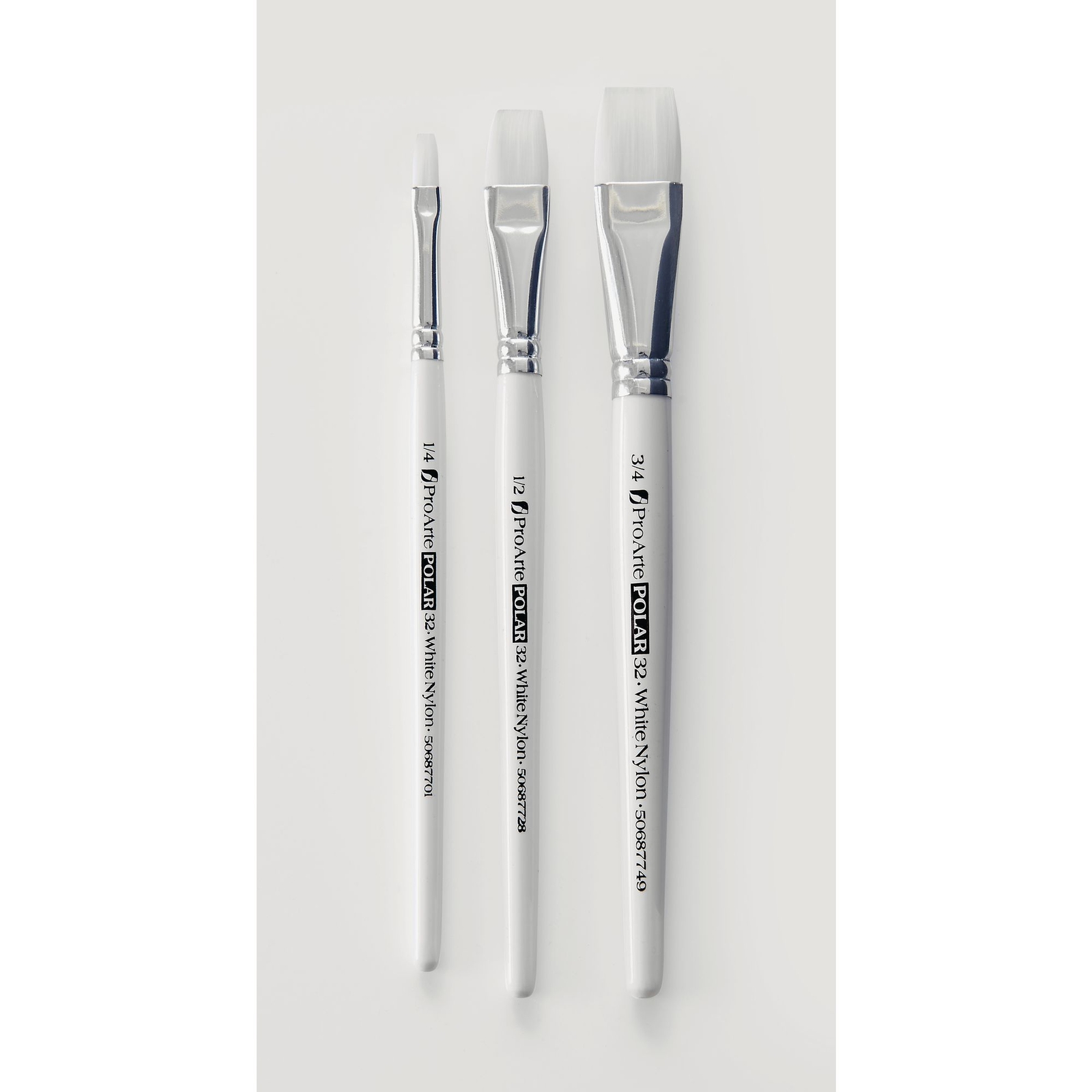 One Stroke White Synthetic Sable Brushes - 6mm (1/4")