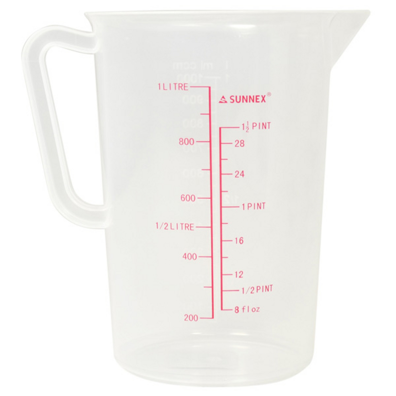 Plastic Measuring Jugs - 1ltr/2 pints