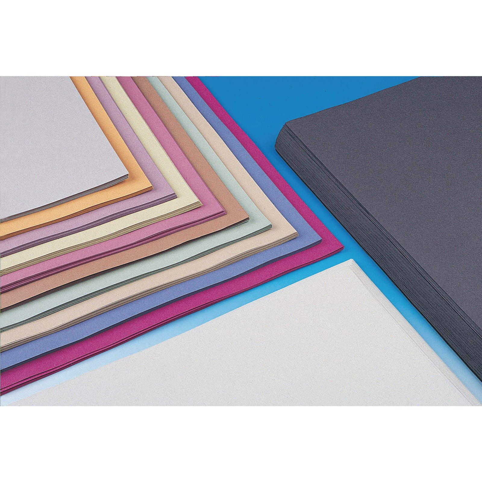 Black Sugar Paper - 635 x 510mm - 100gsm - Pack 500