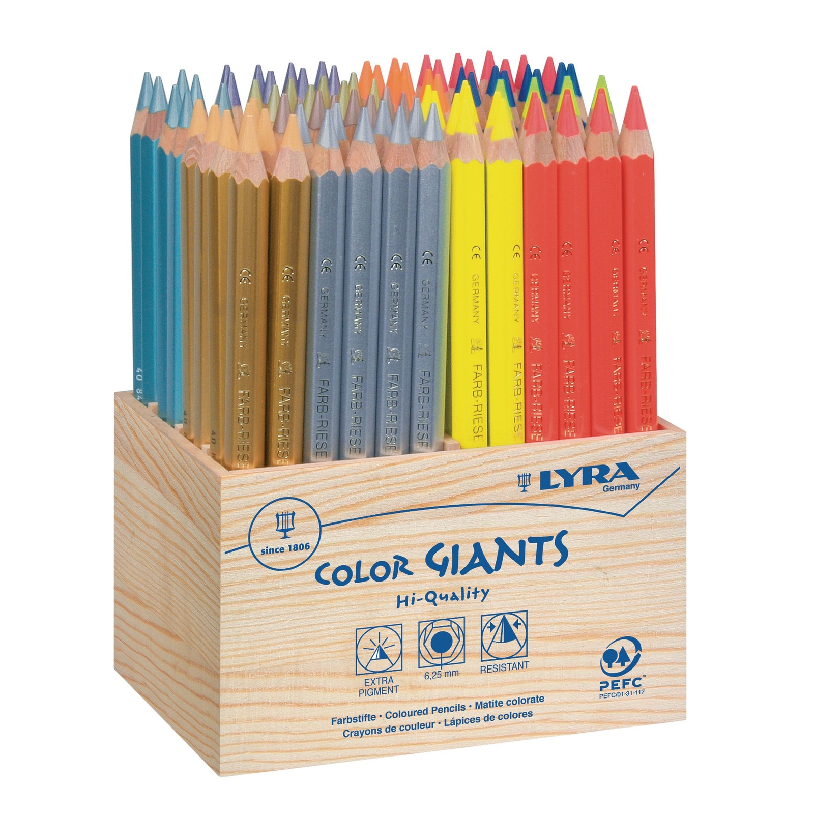 Lyra Met And Neon Pencils pk96