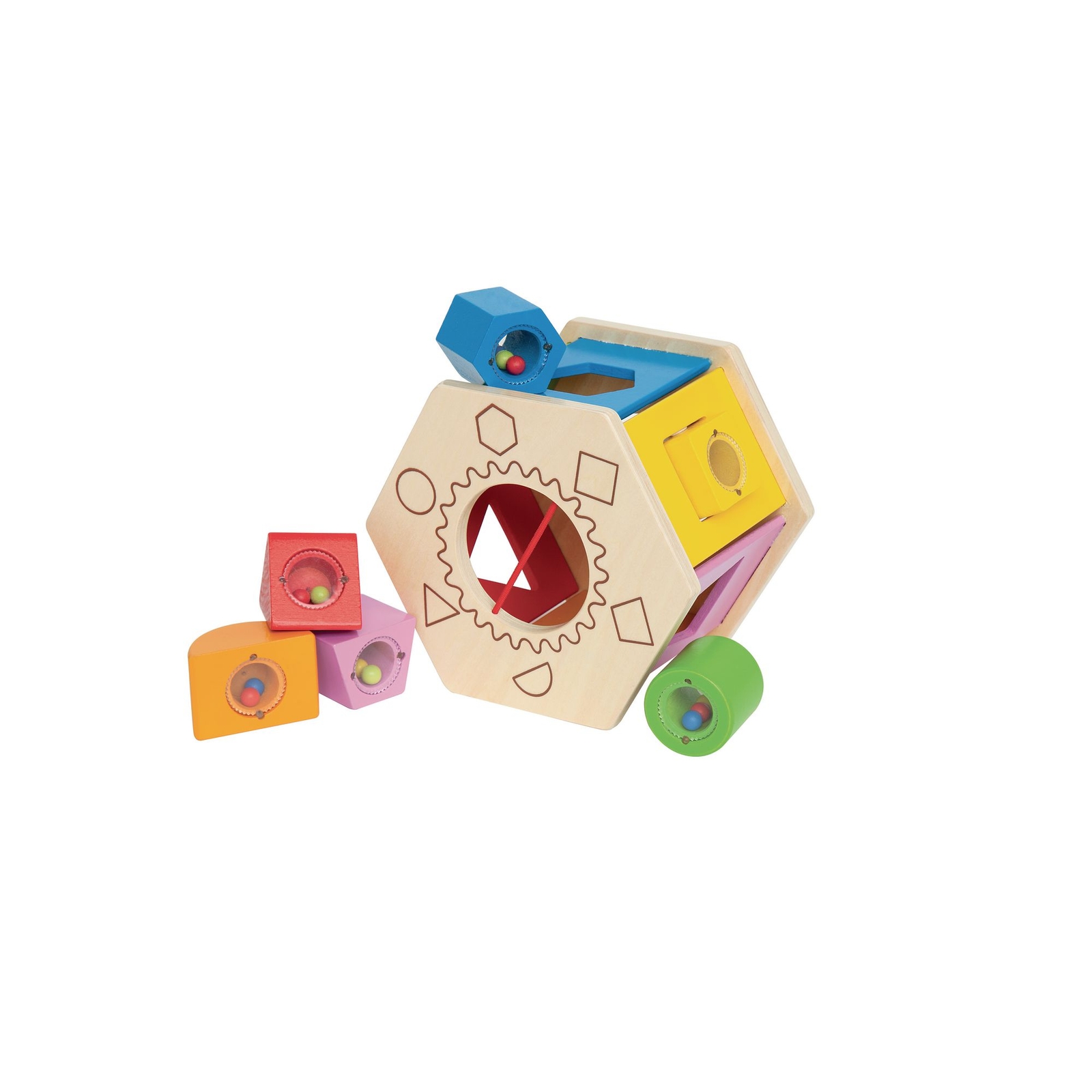 Hape Shake & Match Shape Sorter - 44 x 42 x 26cm - Per Set