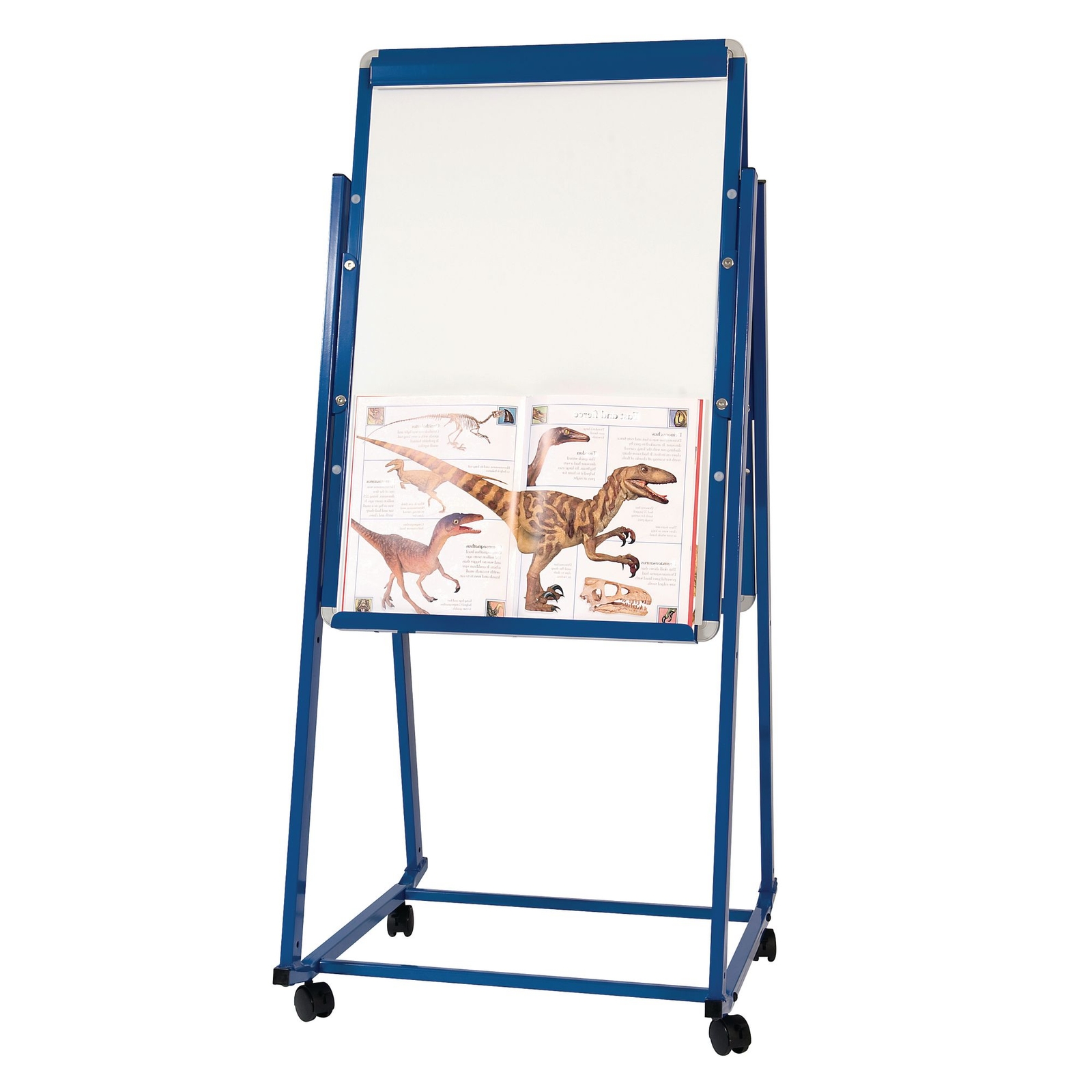 Mobile Magnetic Display Easel Double Sided - Red