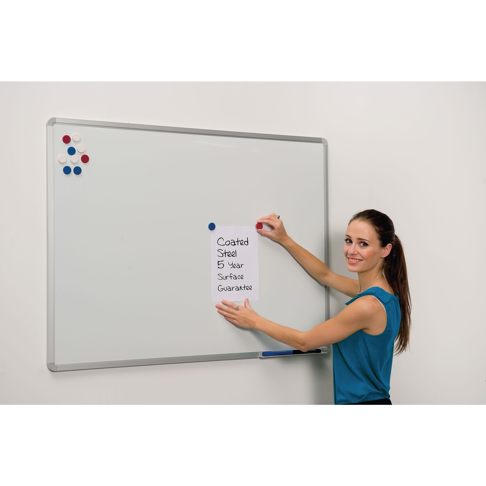 Coated Steel Writing Boards - W1200 x H900mm