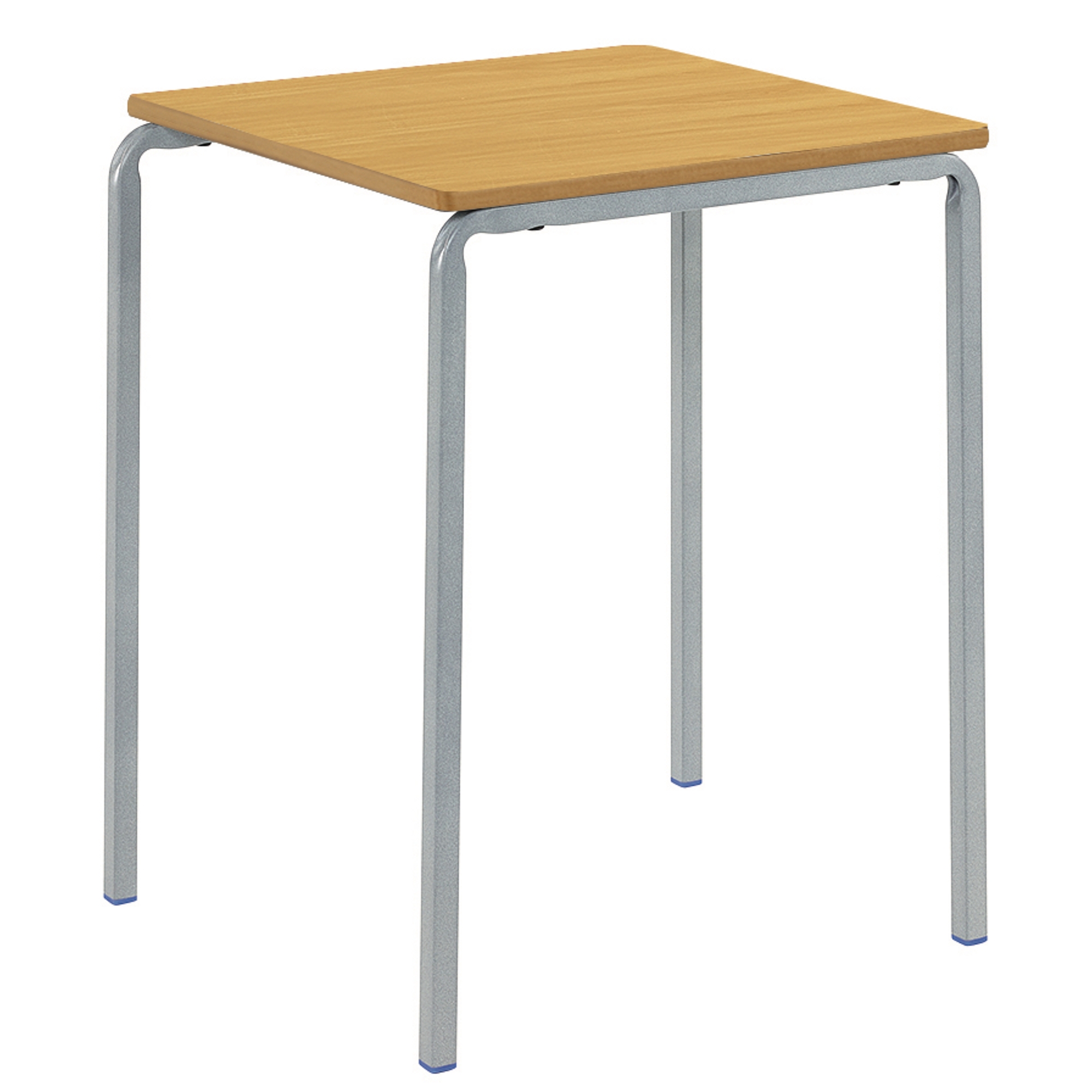 Classmates Square Crushed Bent Classroom Table - 600 x 600 x 760mm - Beech