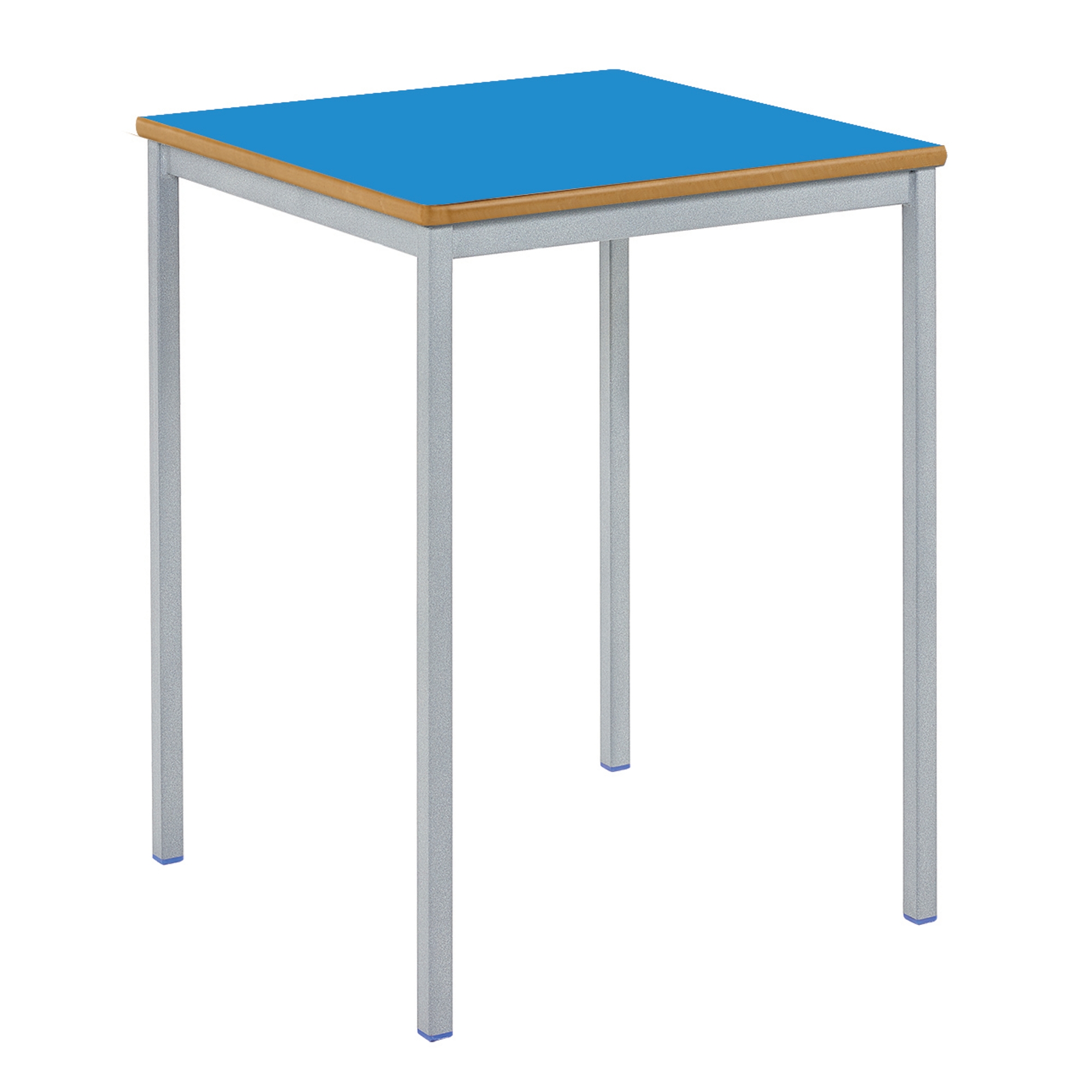 Classmates Square Fully Welded Classroom Table - 600 x 600 x 460mm - Blue