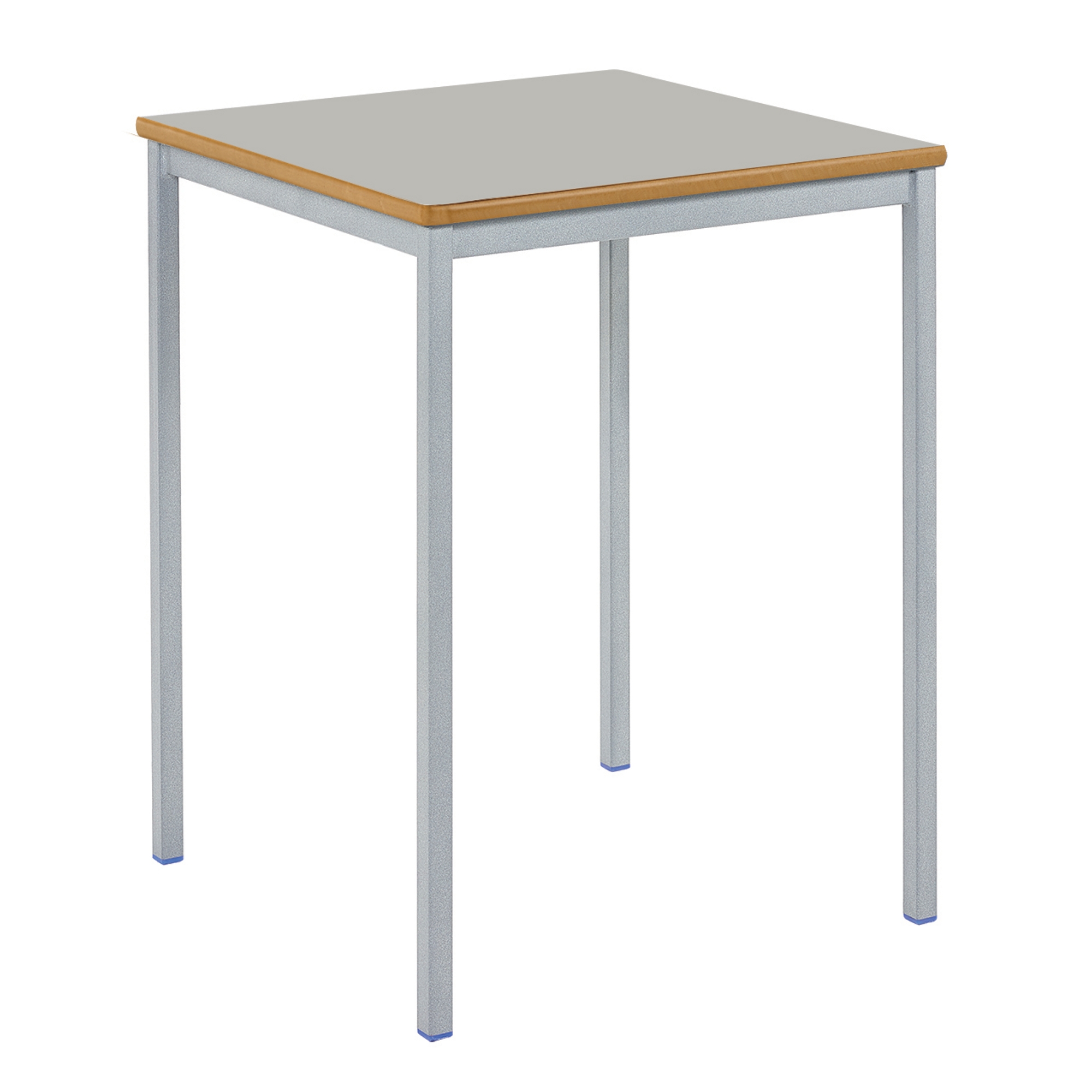 Classmates Square Fully Welded Classroom Table - 600 x 600 x 460mm - Grey