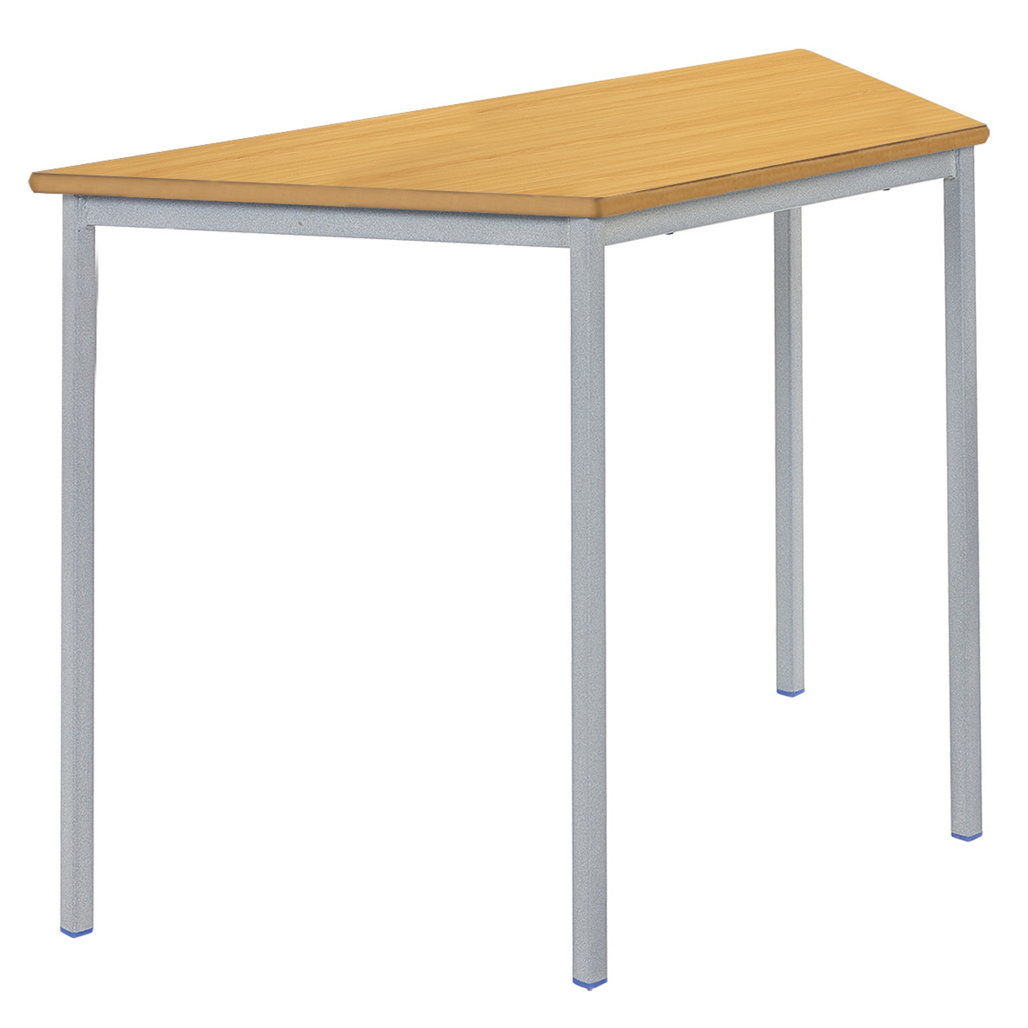 Classmates Trapezoidal Fully Welded Classroom Table - 1100 x 550 x 460mm - Beech