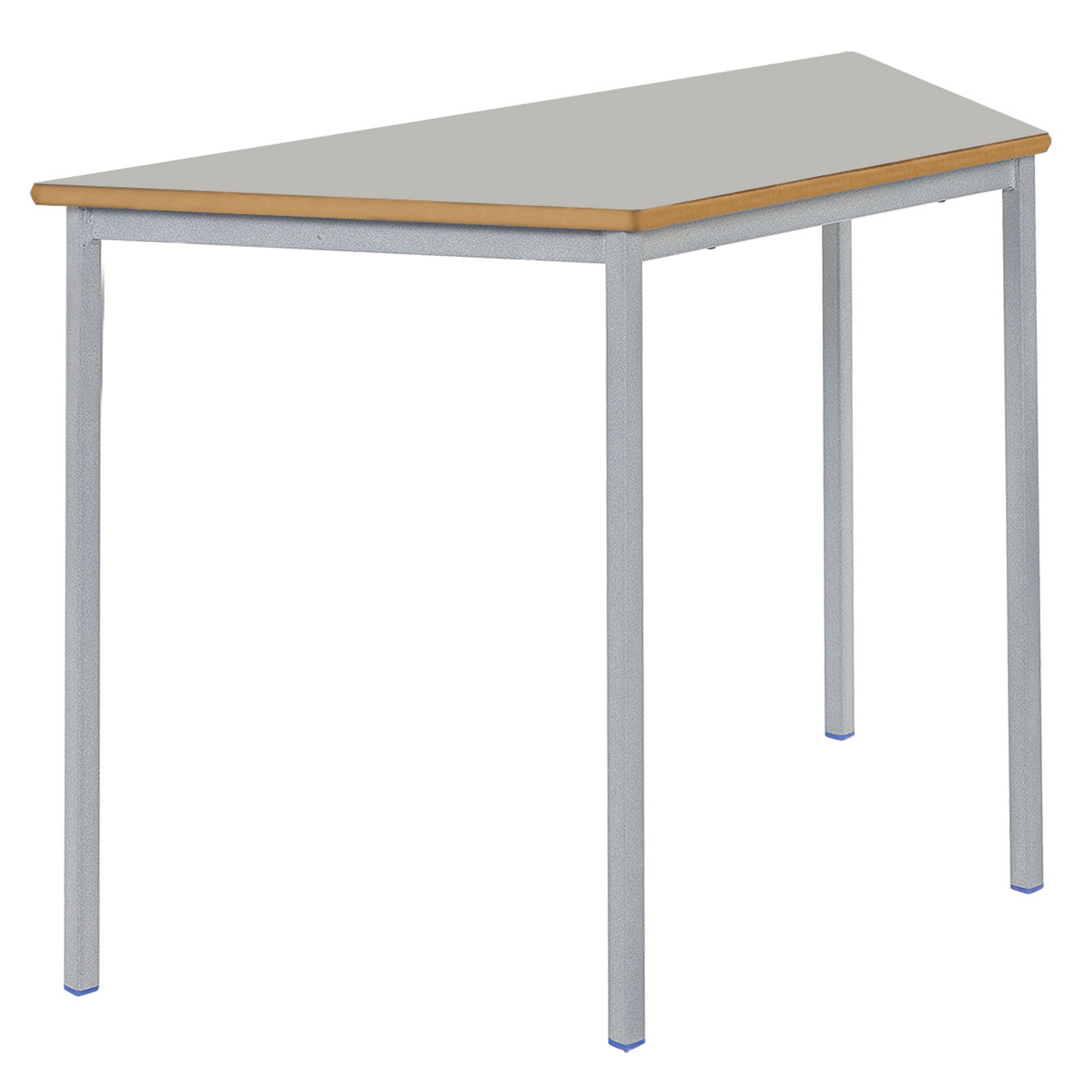 Classmates Trapezoidal Fully Welded Classroom Table - 1100 x 550 x 460mm - Grey