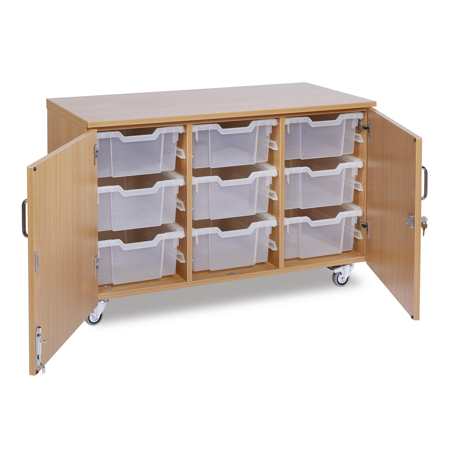 9 Deep Tray Units - Clear