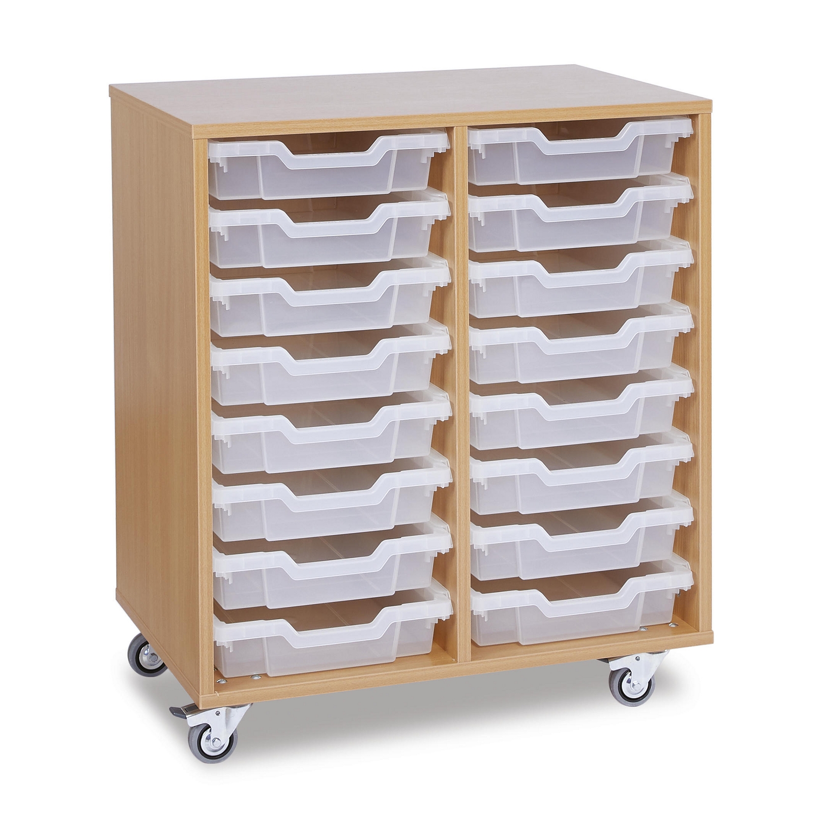Tall Double Bay Units - Clear Trays Included