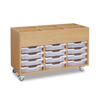 Mobile Shallow Tray Kinderbox Clear Findel International