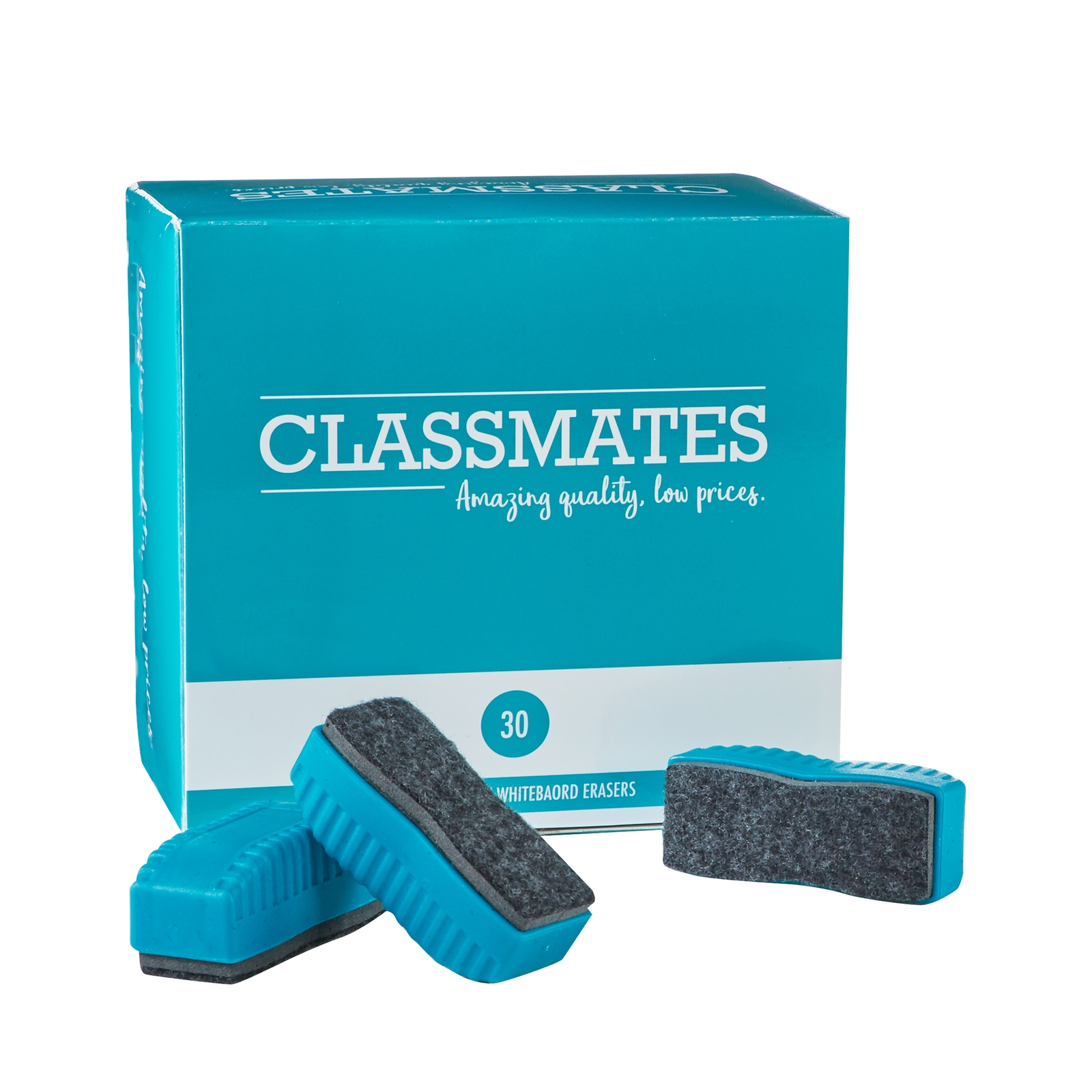 Classmates Mini Board Eraser Blue Pack of 30 Spa4Schools