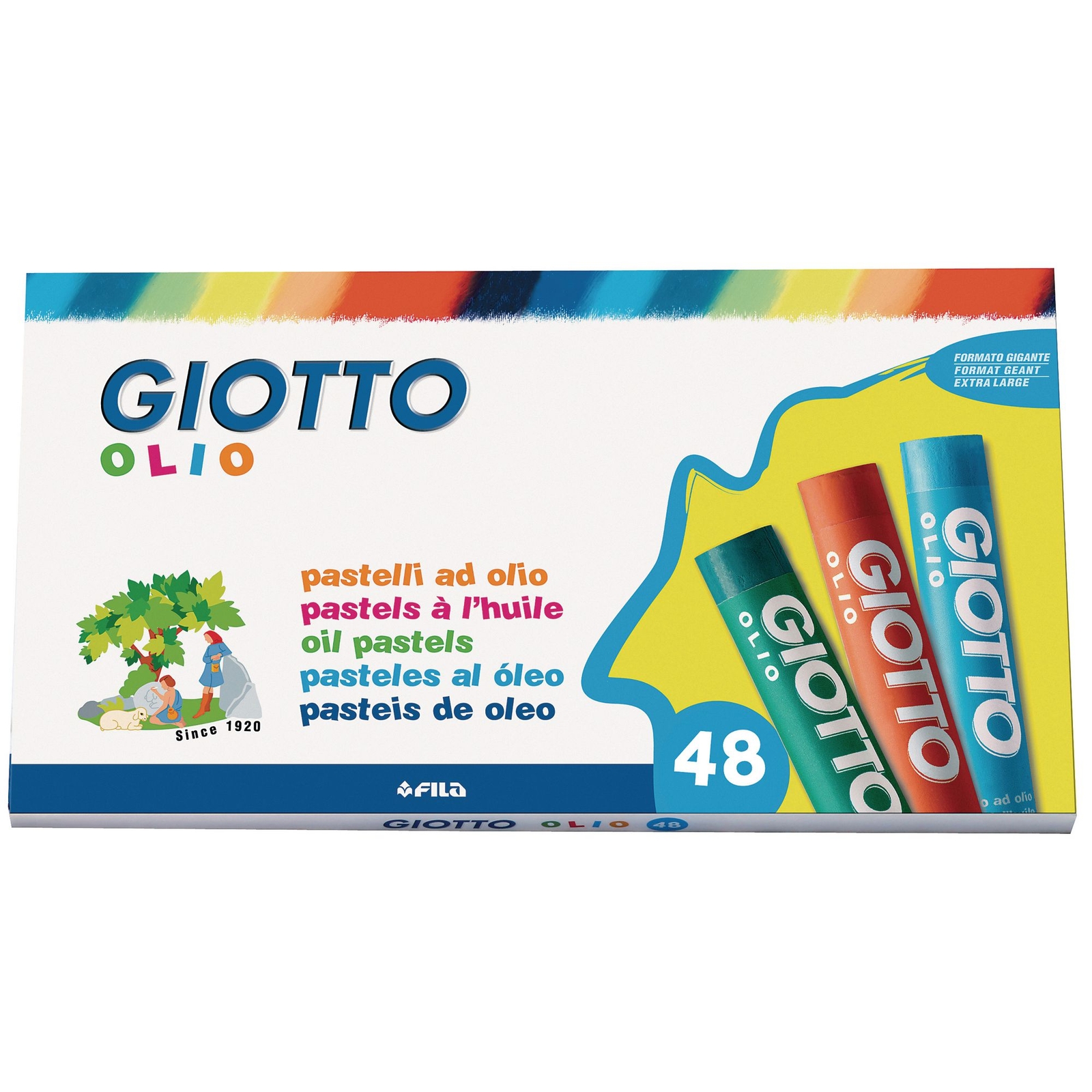 Giotto Olio Oil Pastels Pack of 48