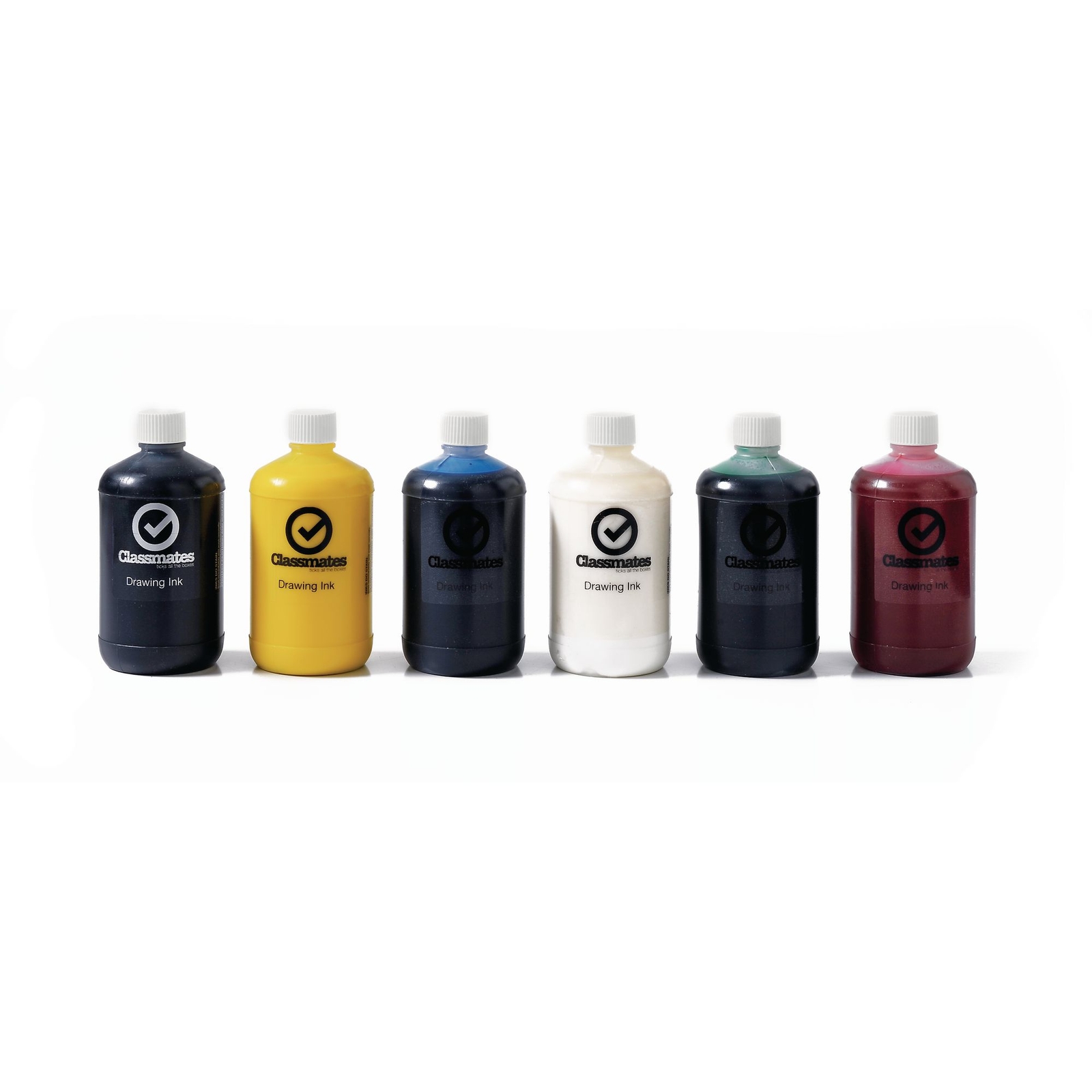 Classmates Drawing Inks Black - 600ml Bottle
