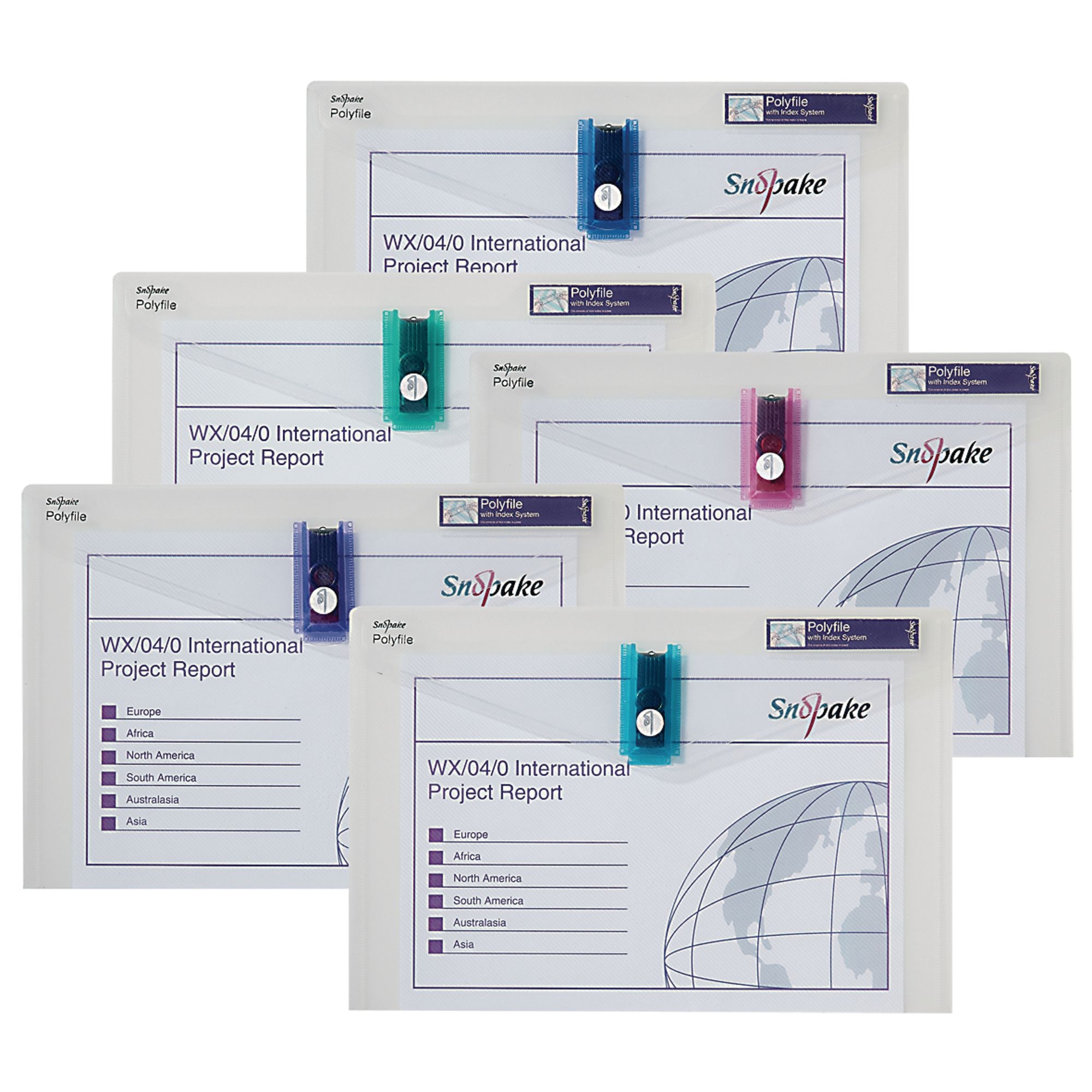 Snopake Polyfile USB Foolscap Pk1
