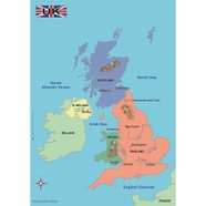 Simple Map Of The UK HE1206847 Findel Education