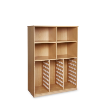24 Tray Unit With Shelves No Tray Gls Educational Supplies