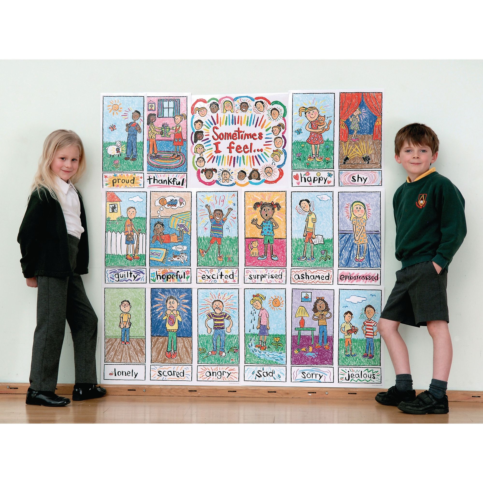 Kid Drawn Emotions Bulletin Boards