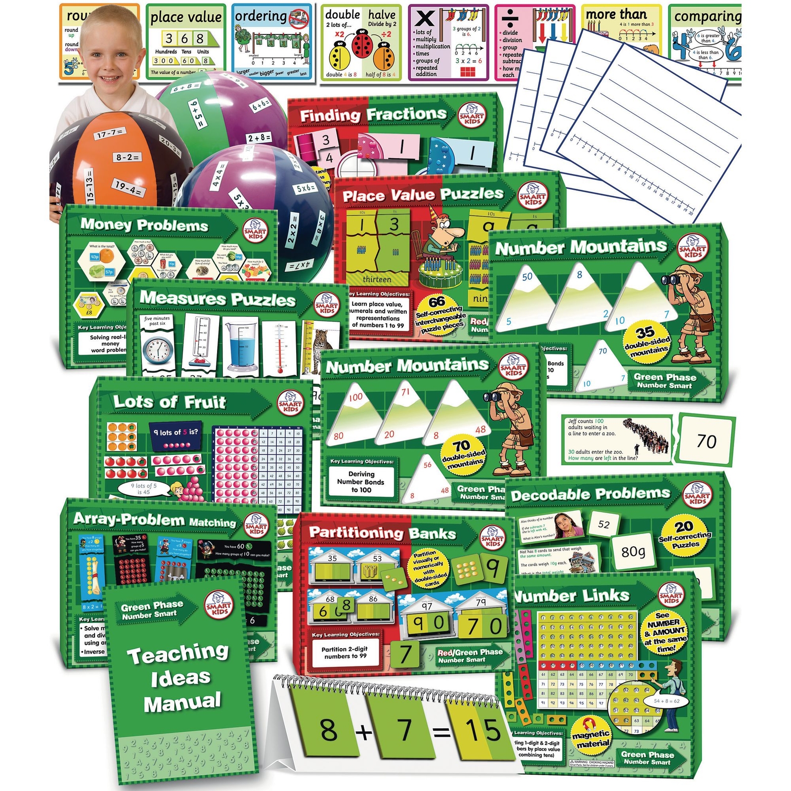 Number Smart Maths Kit - Green - Per Set