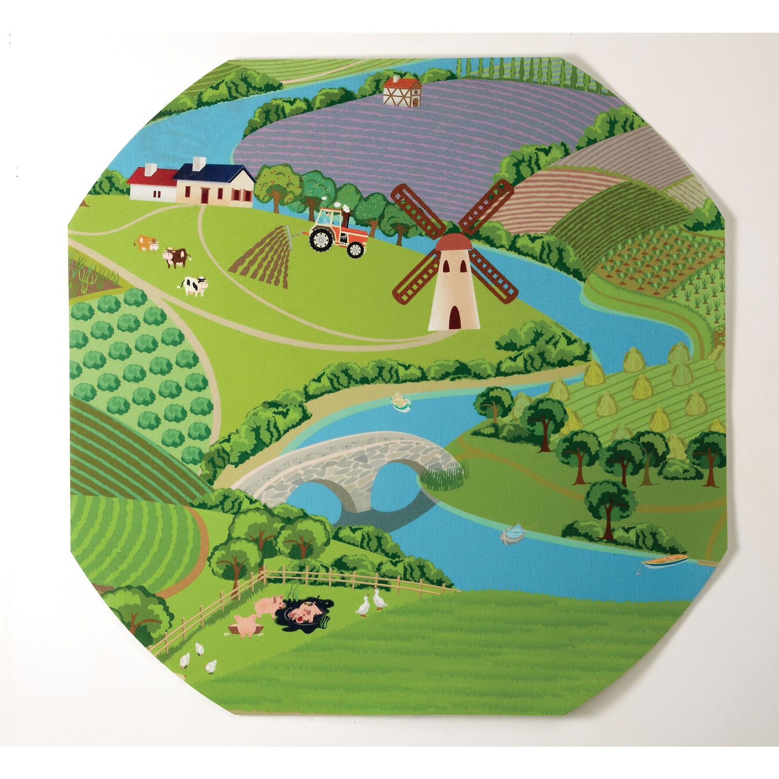 Farmyard Play Tray Mat from Hope Education