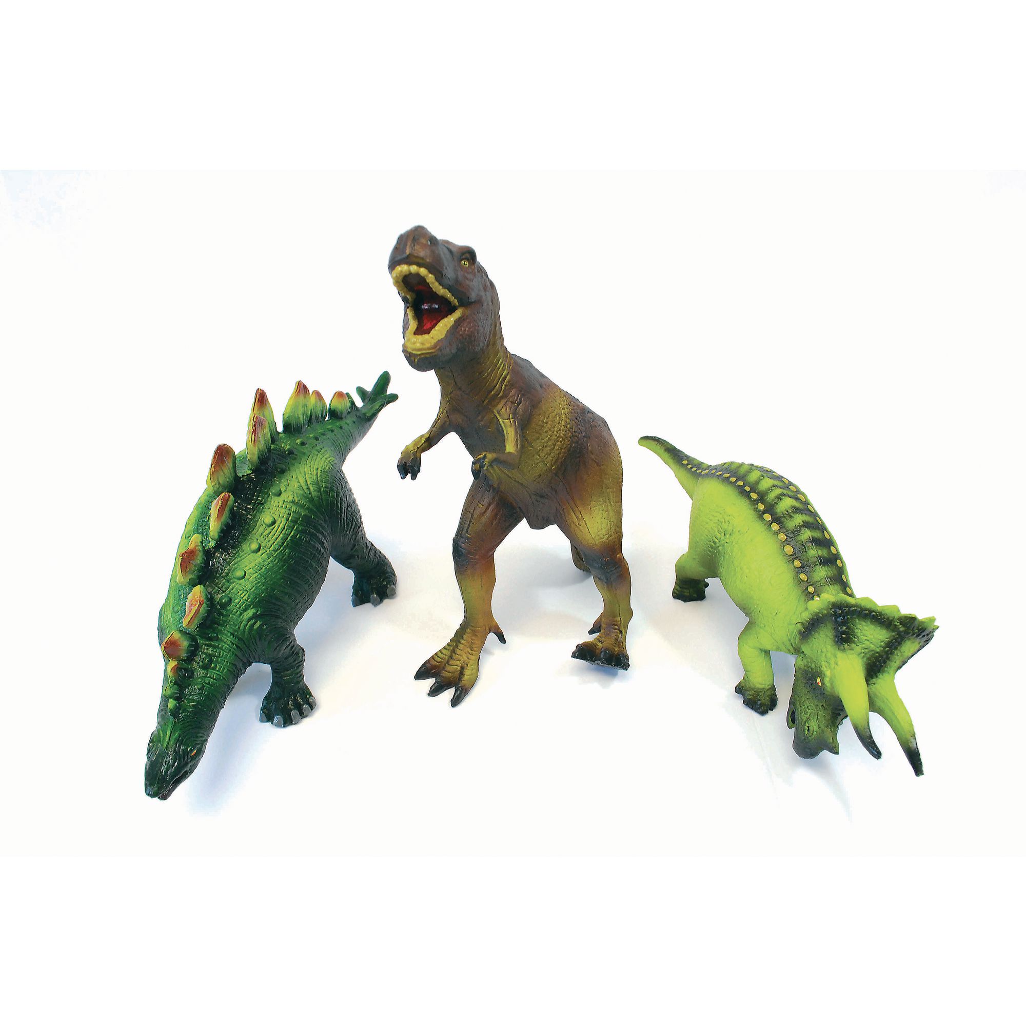 Rubber Dinosaurs - Pack of 3 - HE1302373 | Hope Education