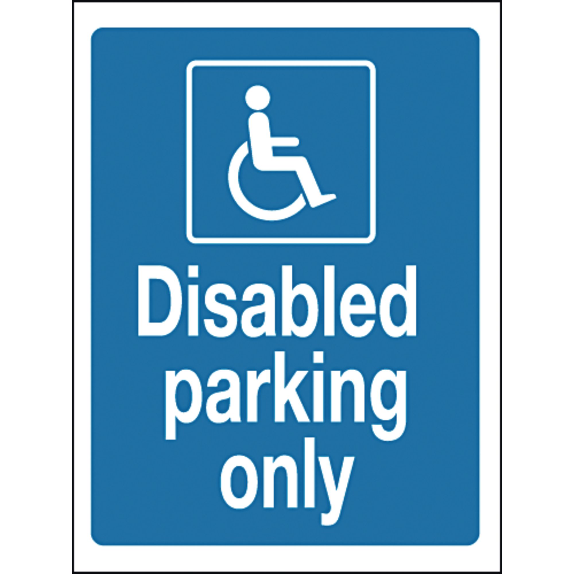 Printable Handicap Parking Sign