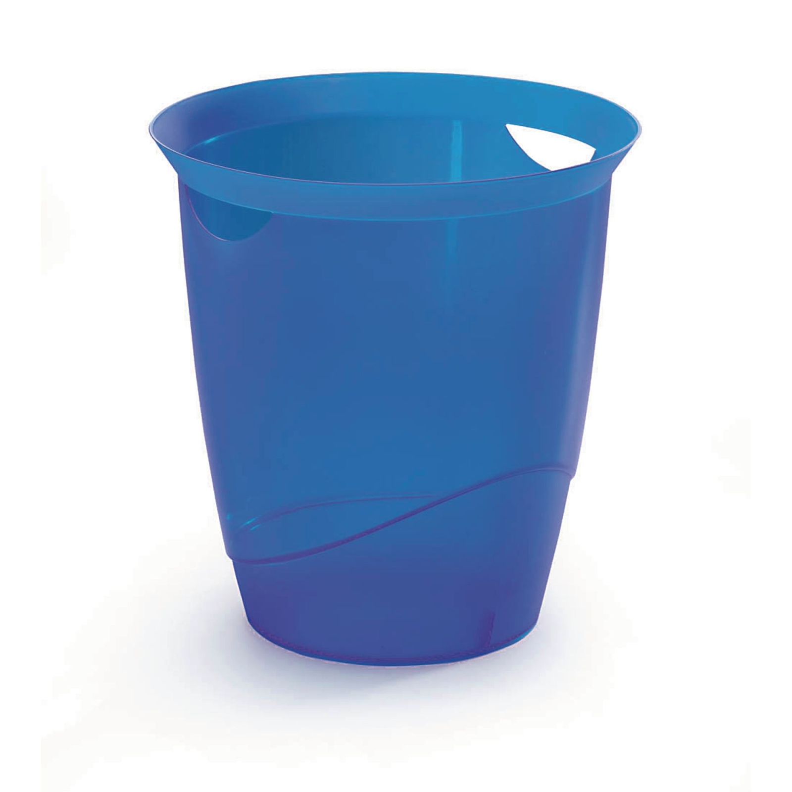 Translucent Waste Bin 16ltr Dark Blue